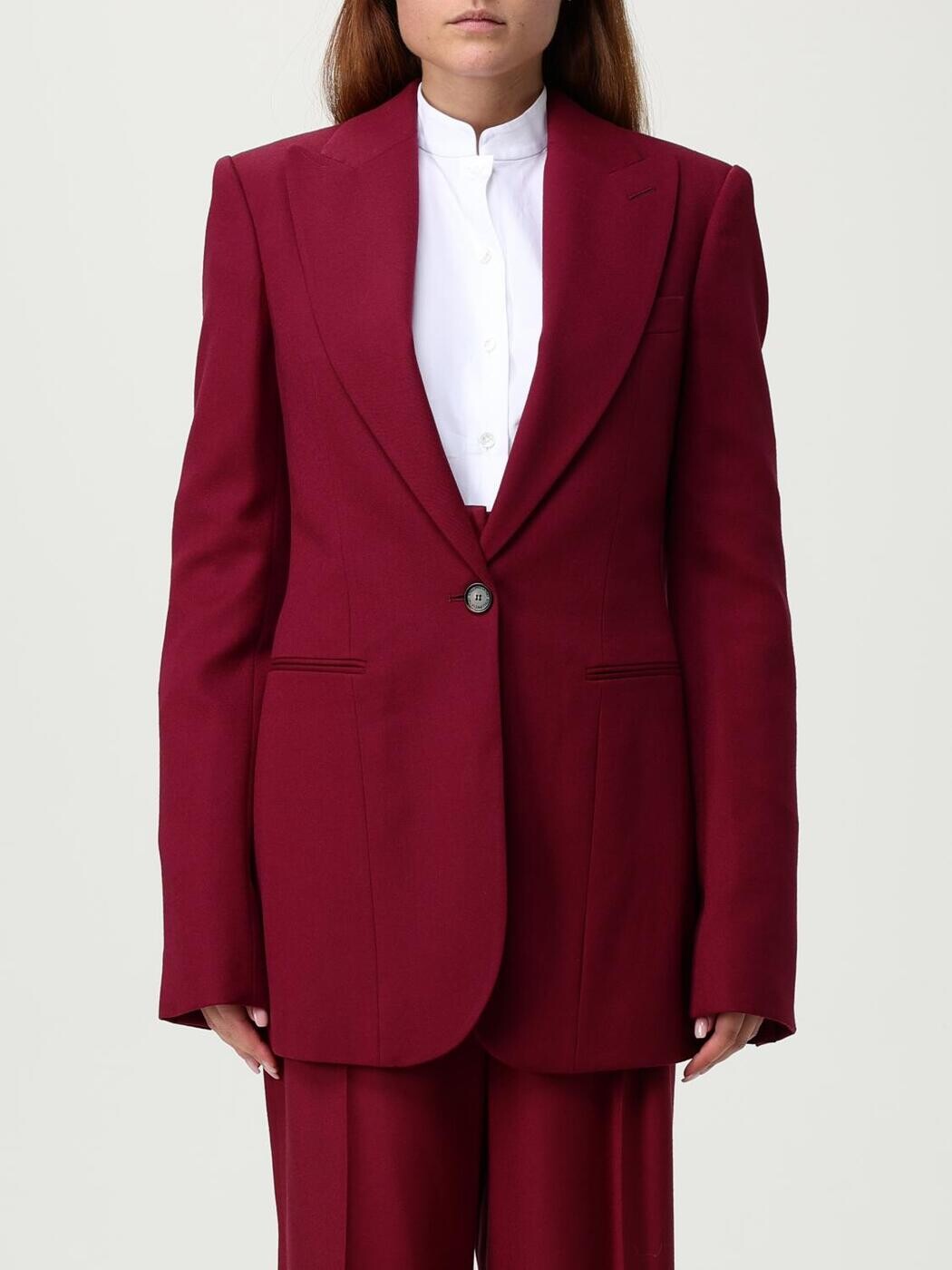 中心柱 ポールマッカートニー STELLA MCCARTNEY 背広上衣 背広 上衣 レディース 赤いこと Suit Jackets 6501483CU703 関税 貨物輸送無料 2025AW gi