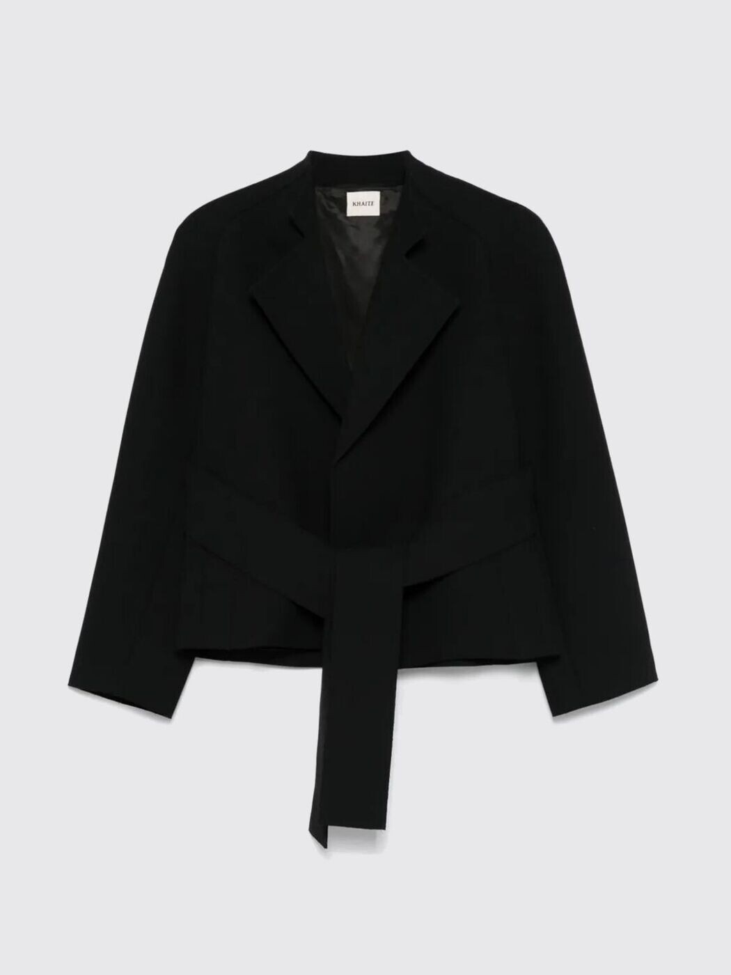 紙凧 KHAITE 背広上衣 背広 上衣 レディース 黒いこと Suit Jackets 61814114 関税 貨物輸送無料 2025AW gi コート・ジャケット-レディースファッション