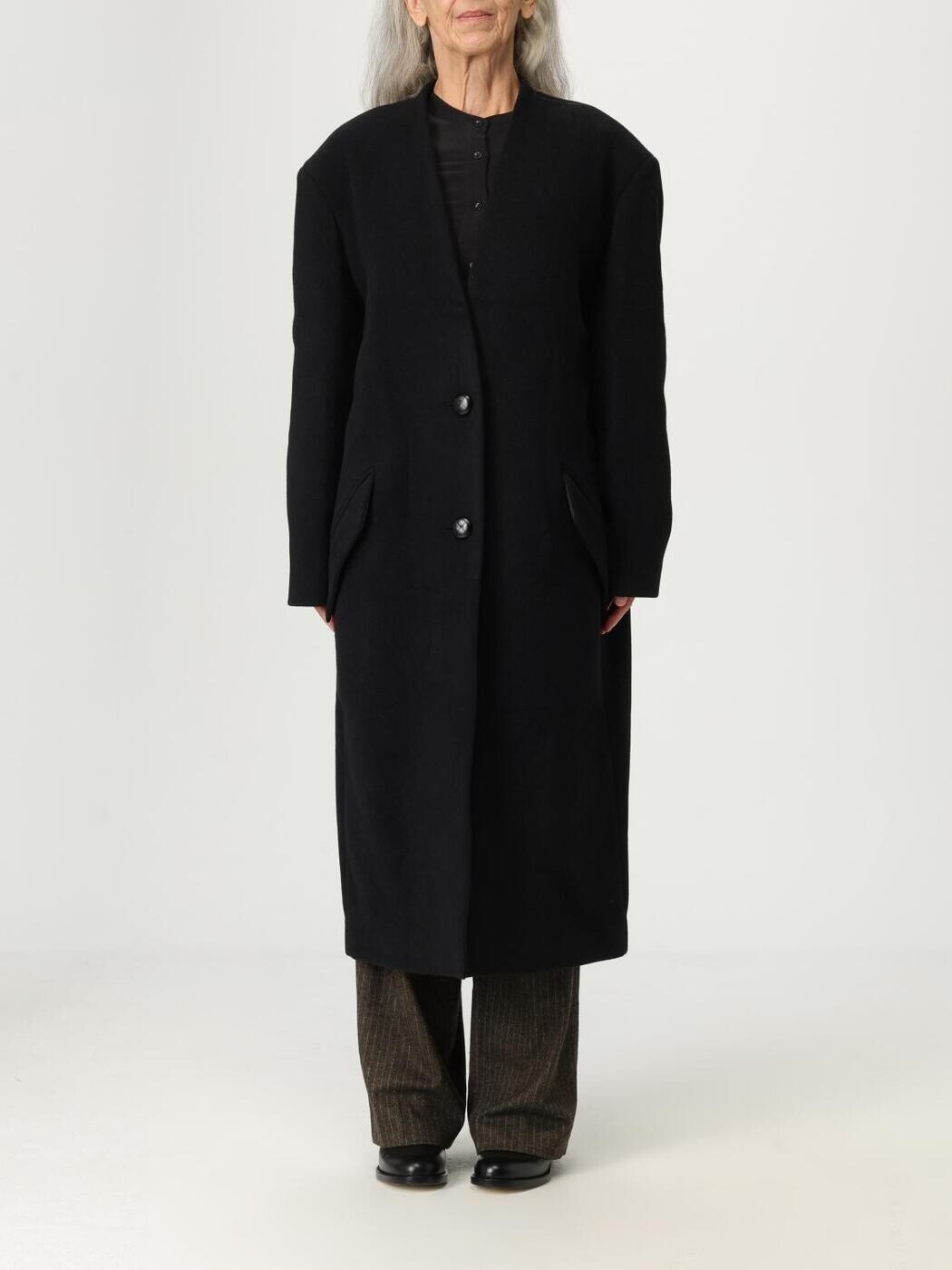 イザベル マラン ISABEL MARANT トレンチコート コート レディース ブラック Coats and trench coats MA0439FAB1D03I Black 関税 送料無料 2025AW gi｜BRANDSHOP「il Tesoro」