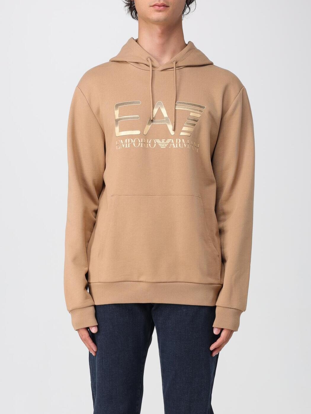 イーエーセブン EA7 トレーナー 調教師 メンズ ベージュ Sweatshirts 7M001190AF17787 関税 貨物輸送無料 2025AW gi