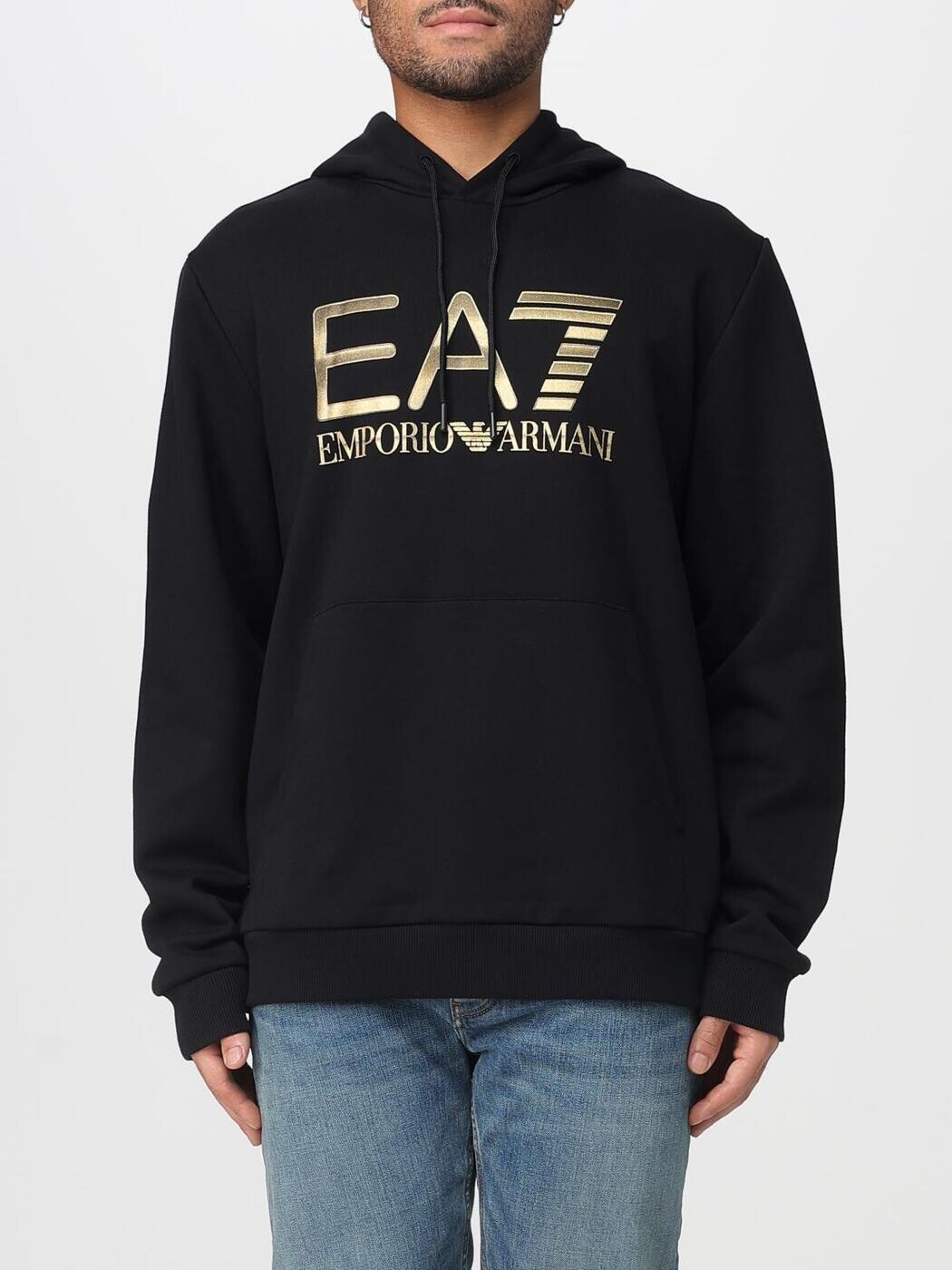 イーエーセブン EA7 トレーナー 調教師 メンズ 黒いこと Sweatshirts 7M001190AF17787 関税 貨物輸送無料 2025AW gi