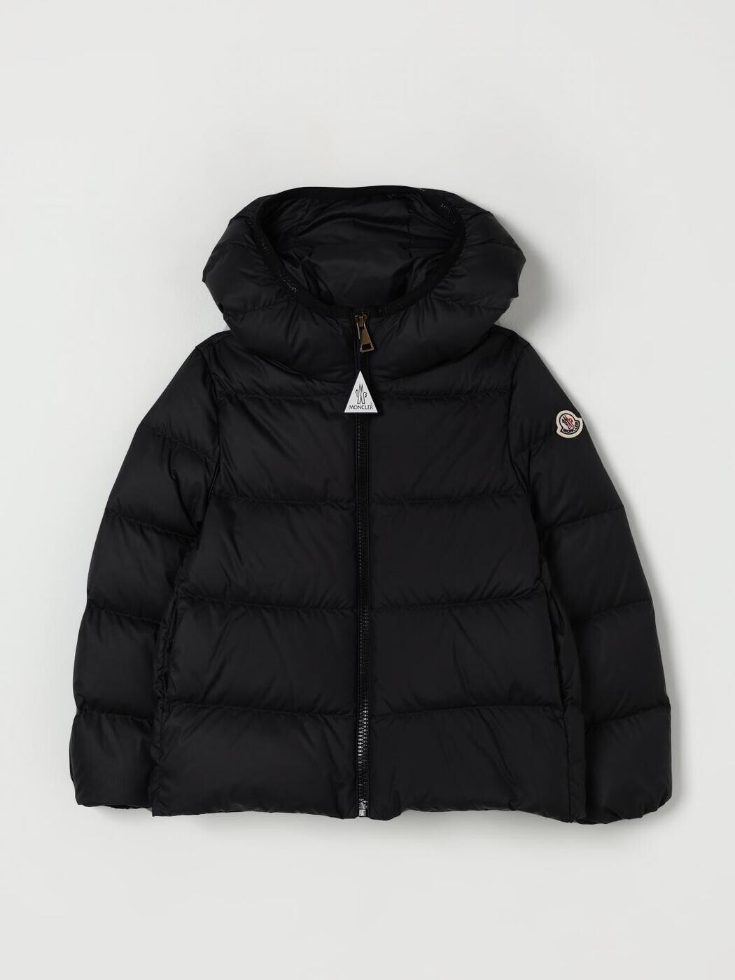 モンク軌跡 MONCLER バイカージャケット 上衣 ガールズ 黒いこと Biker jackets 1A0004054AQE 関税 貨物輸送無料 2025AW gi