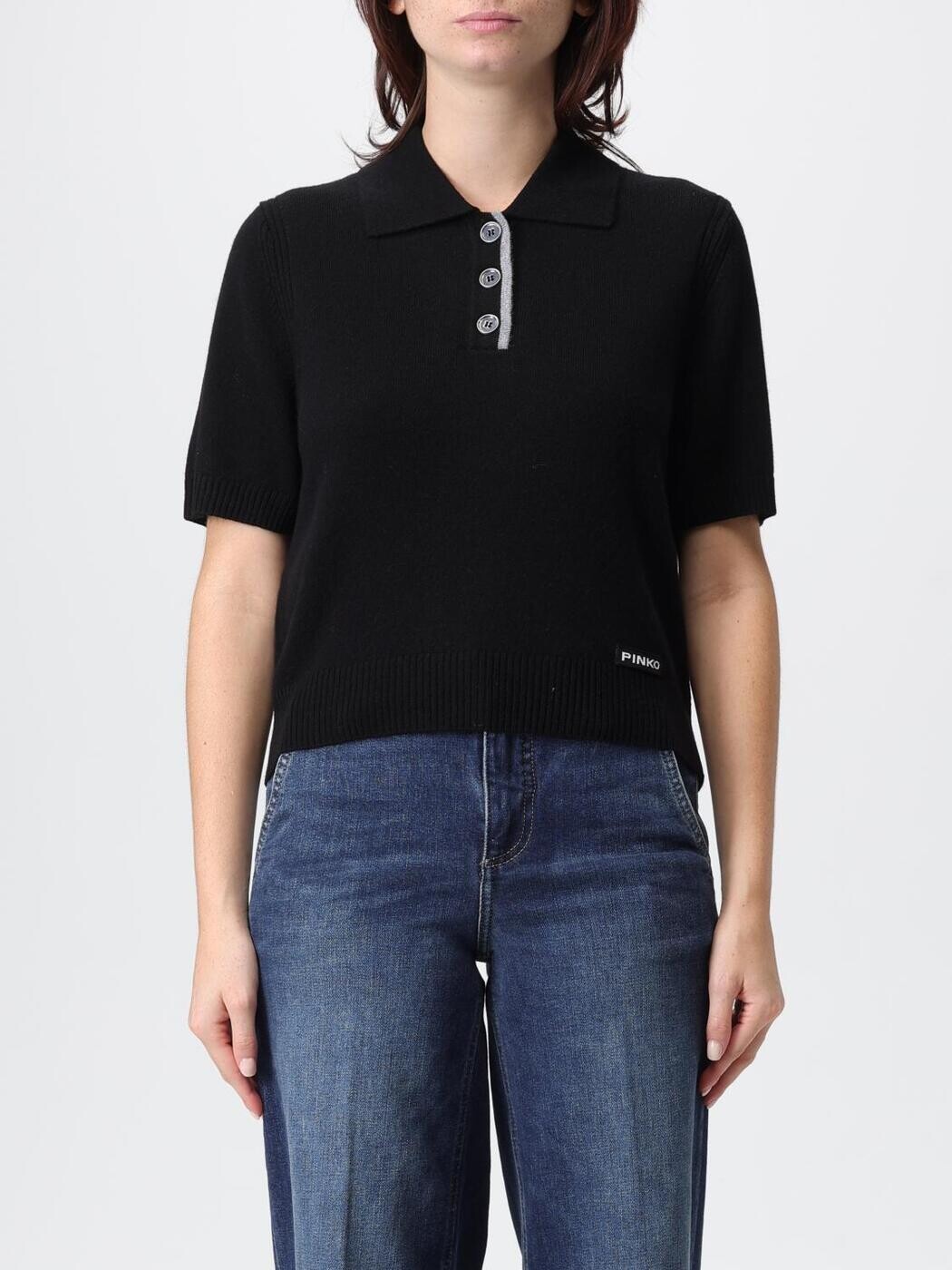 ピンコ PINKO ポロシャツ レディース ブラック Polo 105450A2Q9 Black 関税 送料無料 2025AW gi｜BRANDSHOP「il Tesoro」