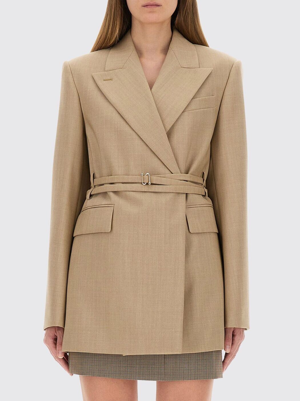 運動競技マックス SPORTMAX 背広上衣 背広 上衣 レディース ベージュ Suit Jackets 2522046051600 関税 貨物輸送無料 2025AW gi