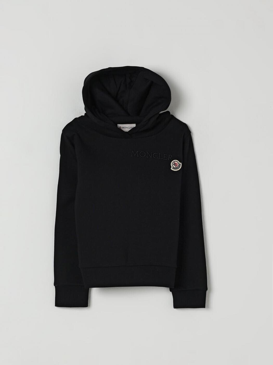モンク軌跡 MONCLER クルーネックジャンパー 編み物御召しもの ガールズ 黒いこと Crew neck jumpers 8G00015899なおなお書き 関税 貨物輸送無料 2025AW gi
