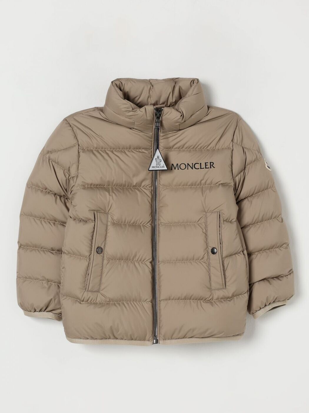 モンク軌跡 MONCLER ボンバージャケット 上衣 ボーイズ ベージュ Bomber jackets 1A00026597X2 関税 貨物輸送無料 2025AW gi