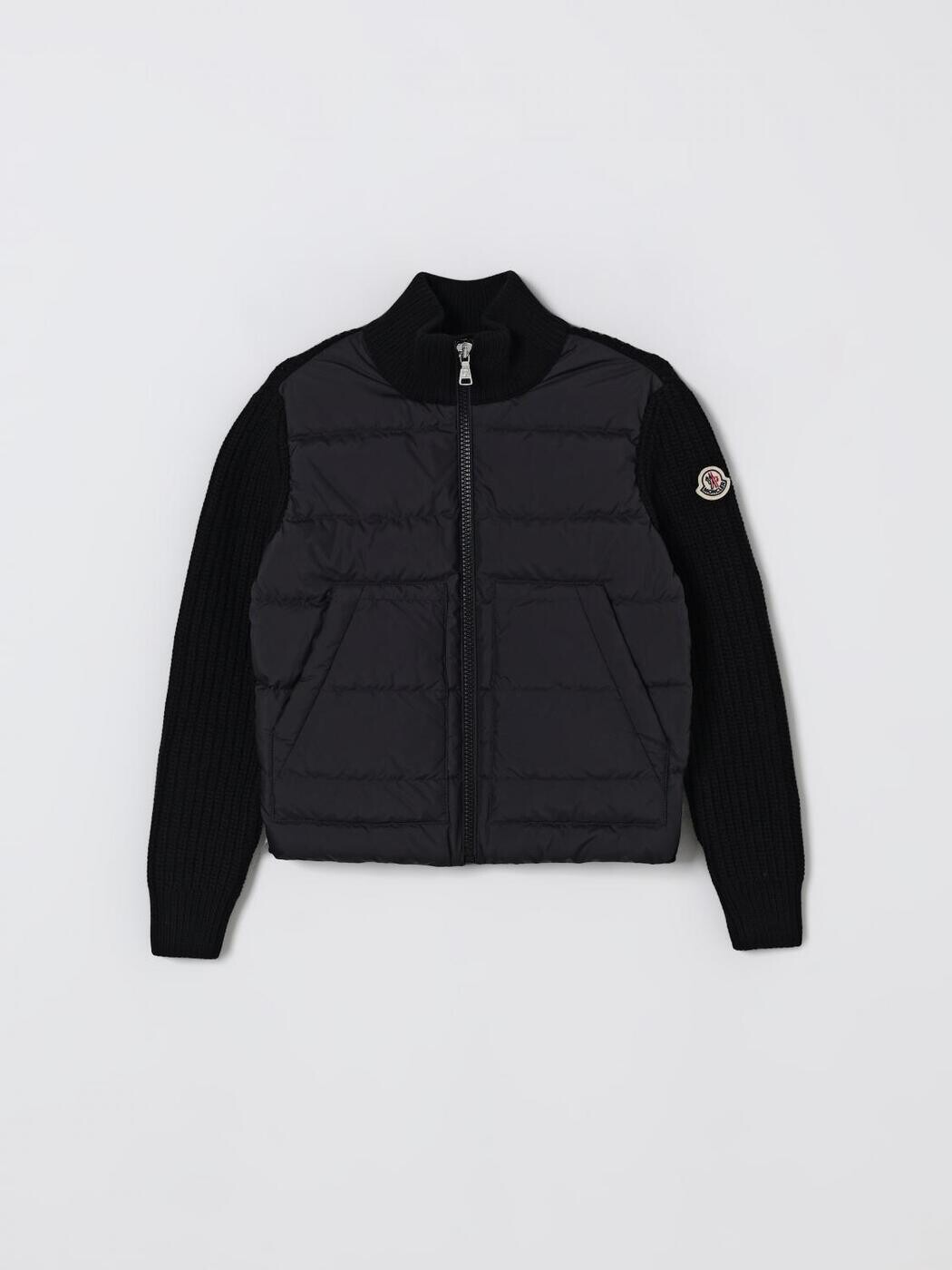 モンク軌跡 MONCLER クルーネックジャンパー 編み物御召しもの ボーイズ 黒いこと Crew neck jumpers 9B00008M1241 関税 貨物輸送無料 2025AW gi