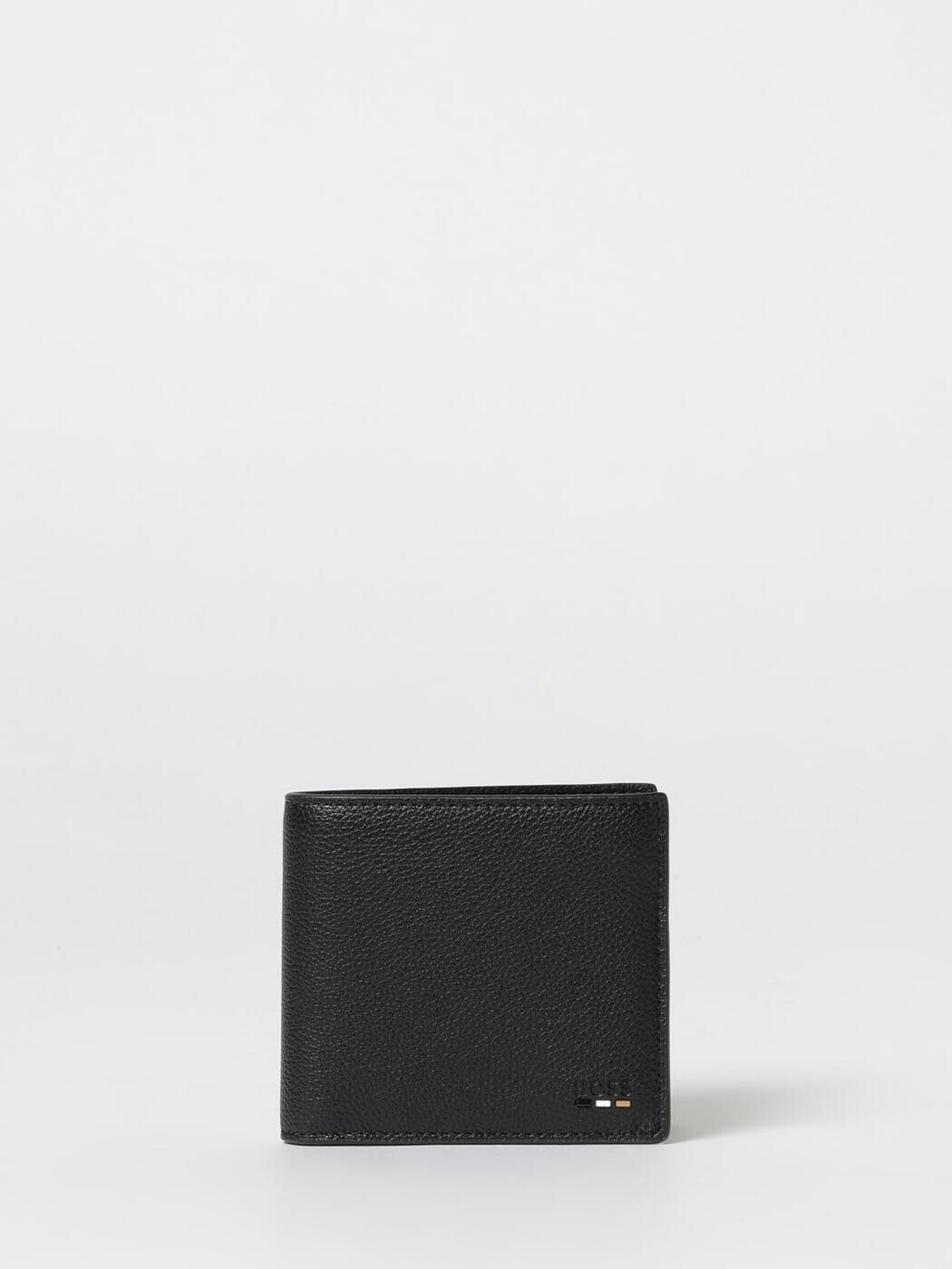 元締め BOSS 歌留多保持者 紙入れ メンズ 黒いこと Wallets and Card Holders 50536511 関税 貨物輸送無料 2025AW gi