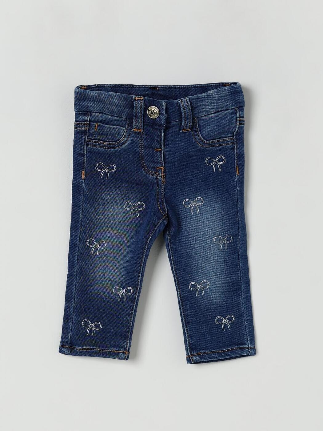 モナリザ MONNALISA ズボン ズボン下 ベビーユニセックス 青碧 Pants 39F4006042 関税 貨物輸送無料 2025AW gi
