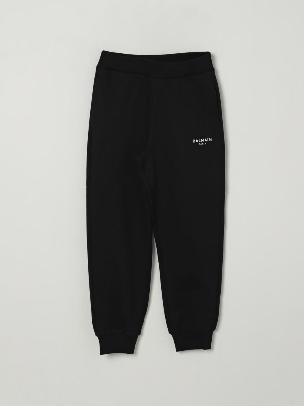 バルマン BALMAIN ズボン下 ボーイズ 黒いこと Cargo trousers BX6P00Z3183 関税 貨物輸送無料 2025AW gi