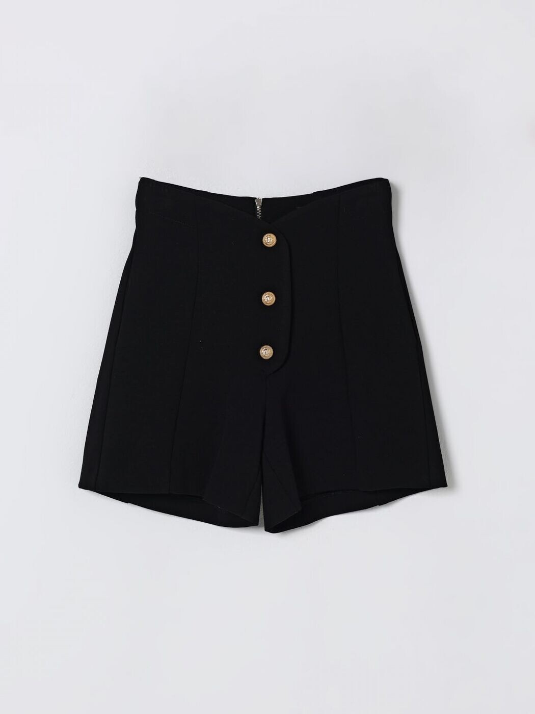 バルマン BALMAIN 遊撃手ズボン下 ズボン下 さる股引き ガールズ 黒いこと Shorts BX6B09J0371 関税 貨物輸送無料 2025AW gi