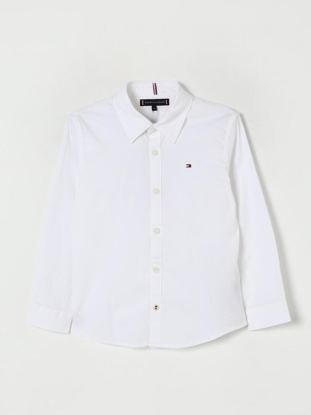 トミー ヒルフィガー TOMMY HILFIGER プルオーバー ボーイズ 白いこと Casual shirts KB0KB06965 関税 貨物輸送無料 2026SS gi