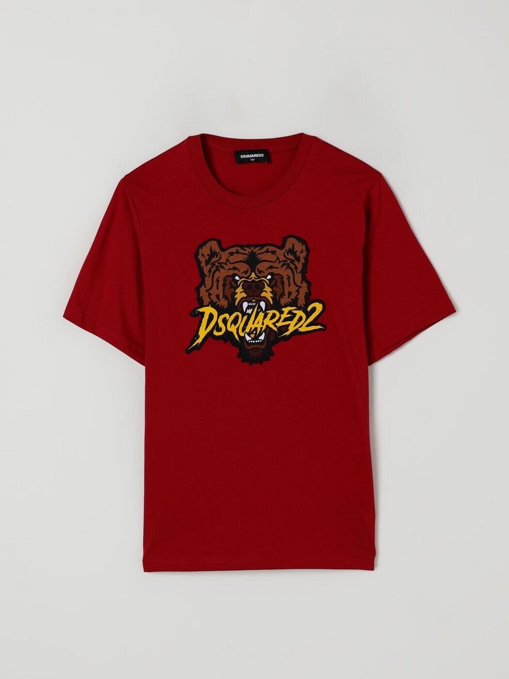 ディースクエアード DSQUARED2 ロングスリーブTシャツ Tシャツ ボーイズ レッド Long sleeve t-shirts DQ2983D004G Red 関税 送料無料 2025AW gi|BRANDSHOP「il Tesoro」