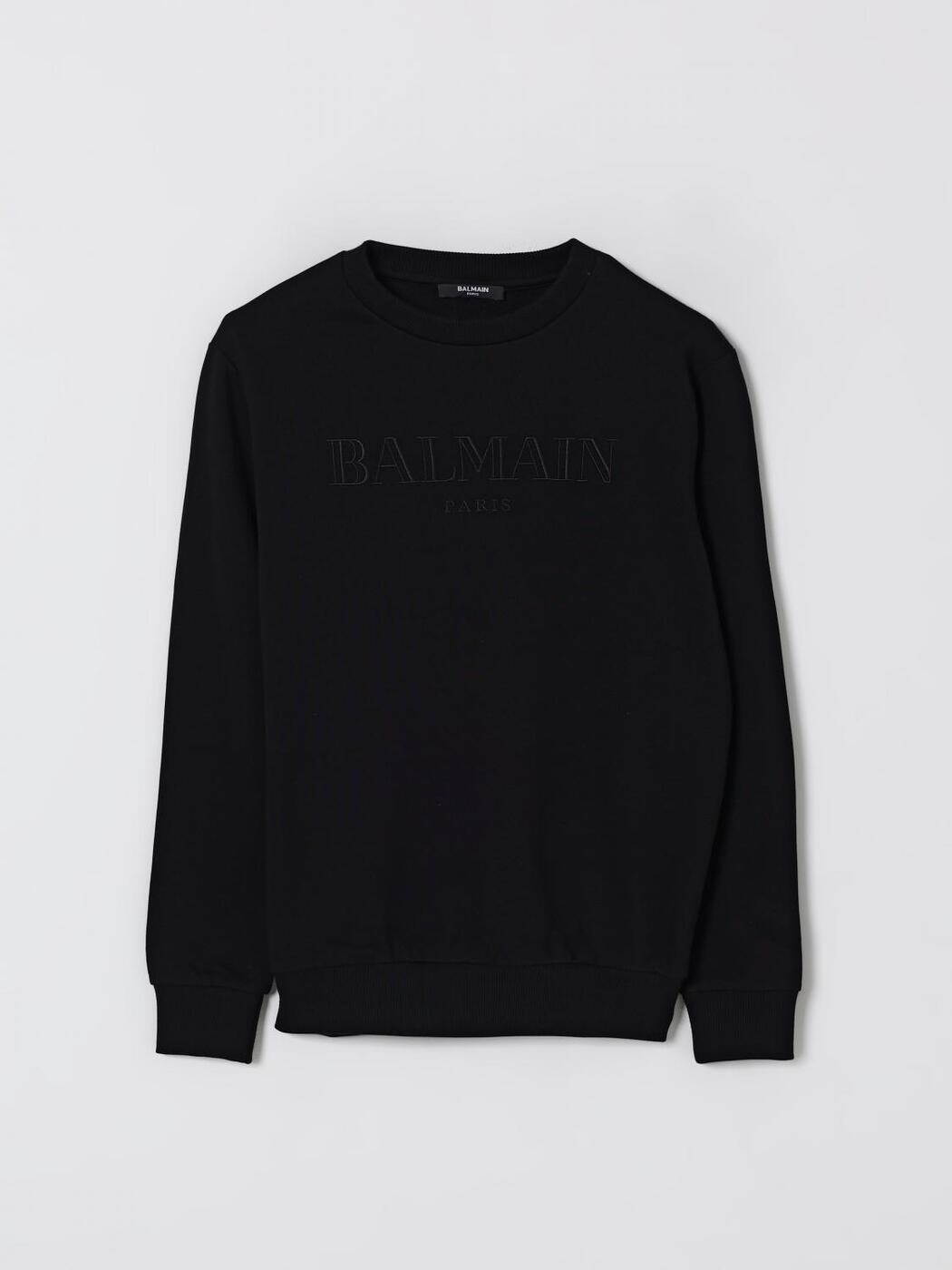 バルマン BALMAIN クルーネックジャンパー 編み物お召しもの ボーイズ 黒いこと Crew neck jumpers BX4Q50Z3183 関税 貨物輸送無料 2025AW gi