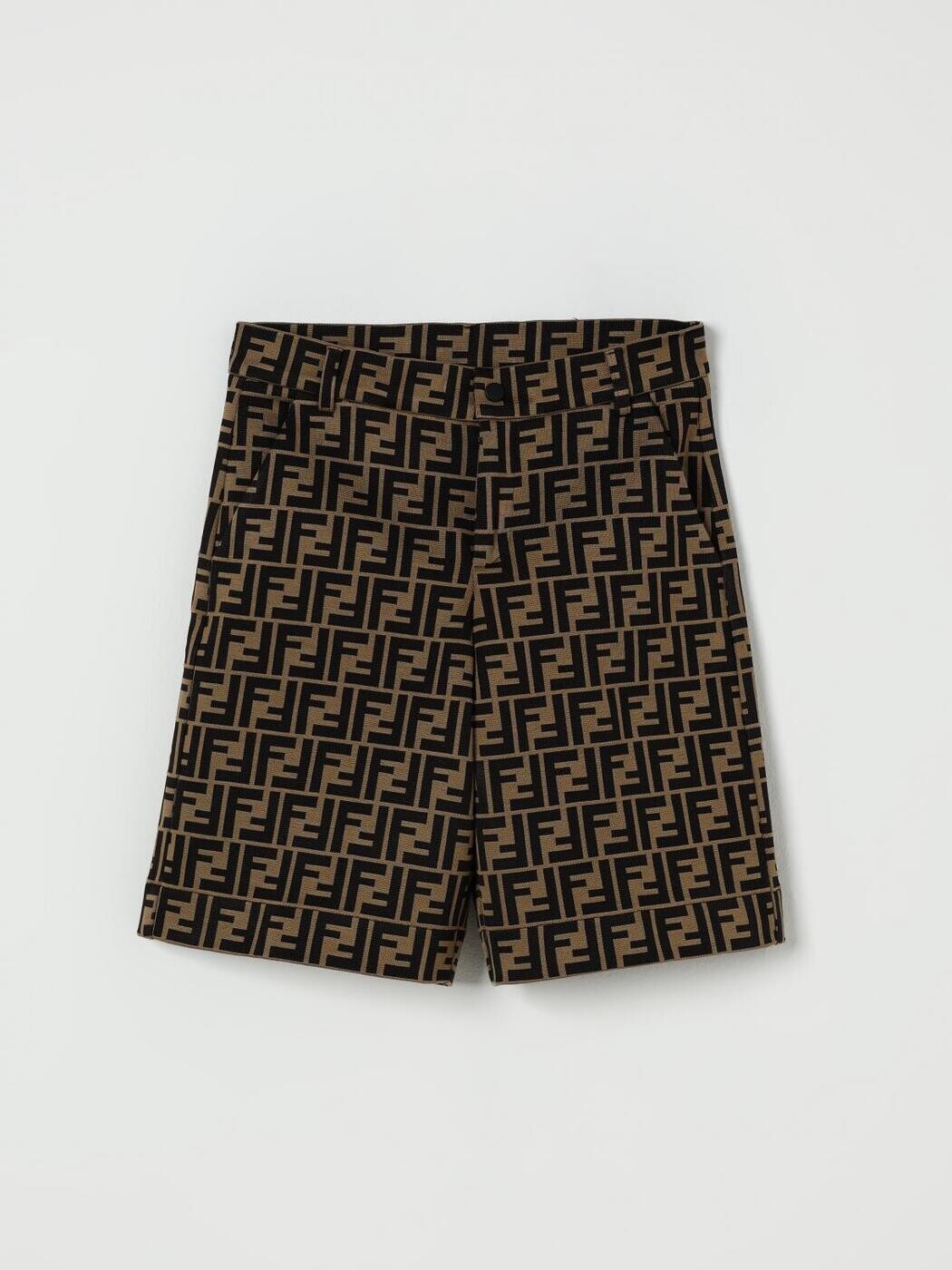FENDI FENDI 遊撃手ズボン下 ズボン下 さる股引き ガールズ Shorts JMF315A6A6 関税 貨物輸送無料 2025AW gi
