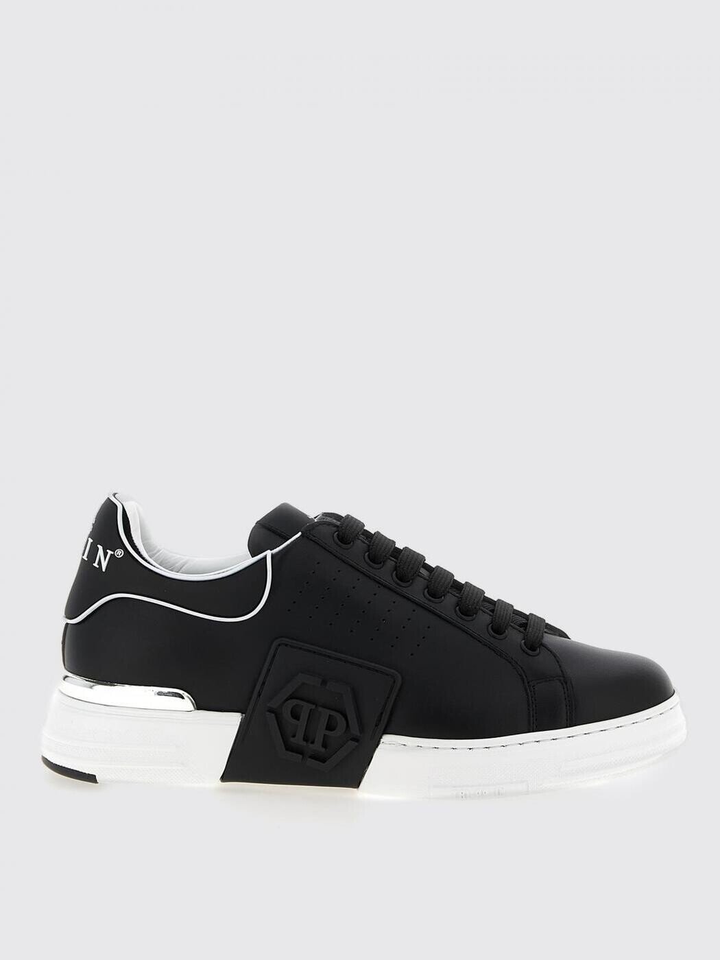 フィリップ 飾り気の無い PHILIPP PLEIN スニーカー メンズ 黒いこと Sneakers PAESUSC0775PLE005N 関税 貨物輸送無料 2025AW gi