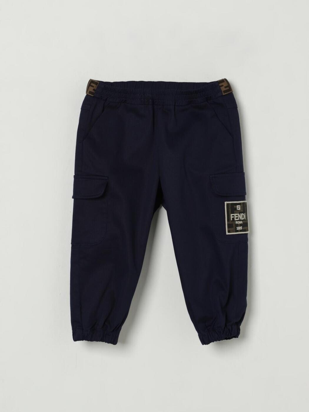 フェンディ FENDI ズボン ズボン下 ベビーユニセックス 白いこと Pants BMF257AS5Y 関税 貨物輸送無料 2025AW gi