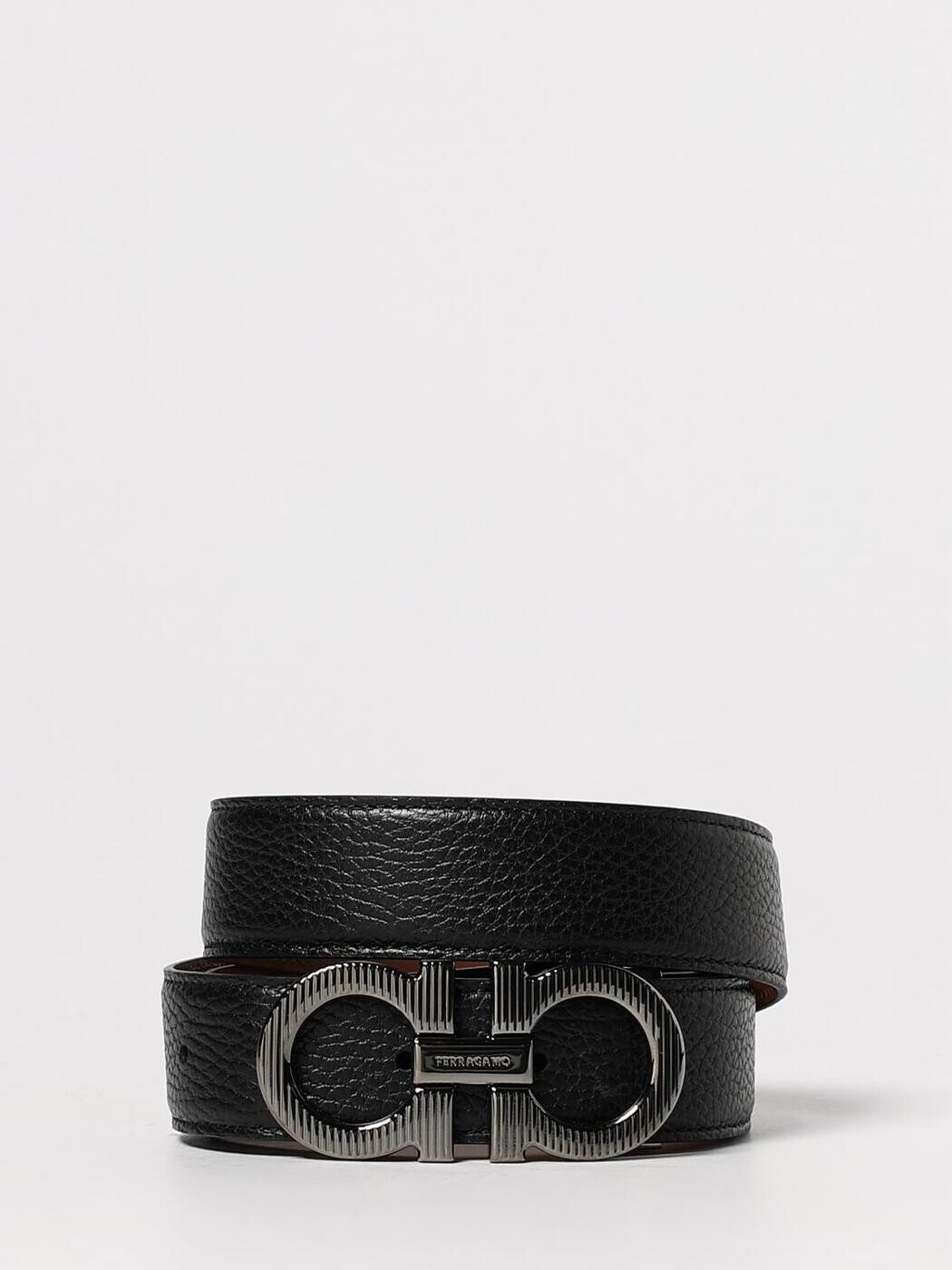 フェラガモ FERRAGAMO 三尺帯 メンズ 黒いこと Belts 670574 786347 関税 貨物輸送無料 2025AW gi