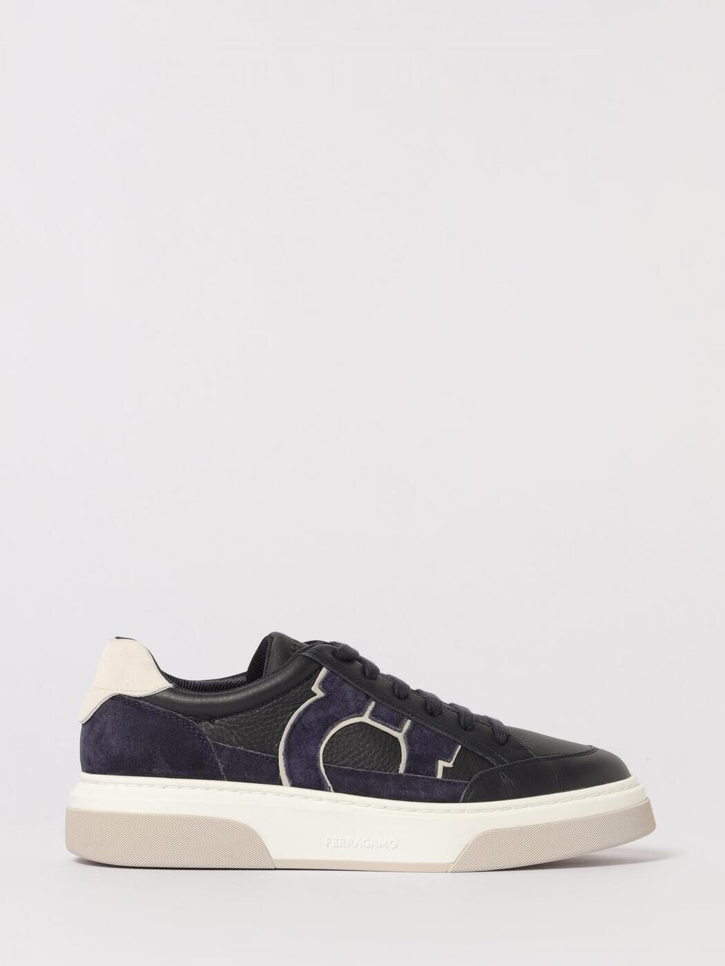 フェラガモ FERRAGAMO スニーカー メンズ 米国海軍 Sneakers 02A048 784538 Navy 関税 貨物輸送無料 2025AW gi