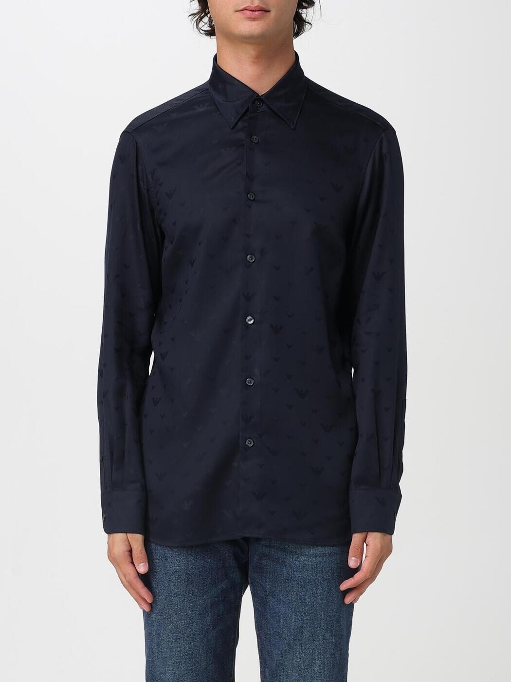 エンポリオ アルマーニ EMPORIO ARMANI シャツ メンズ ネイビー Shirts EM001537AF15074 Navy 関税 送料無料 2025AW gi｜BRANDSHOP「il Tesoro」