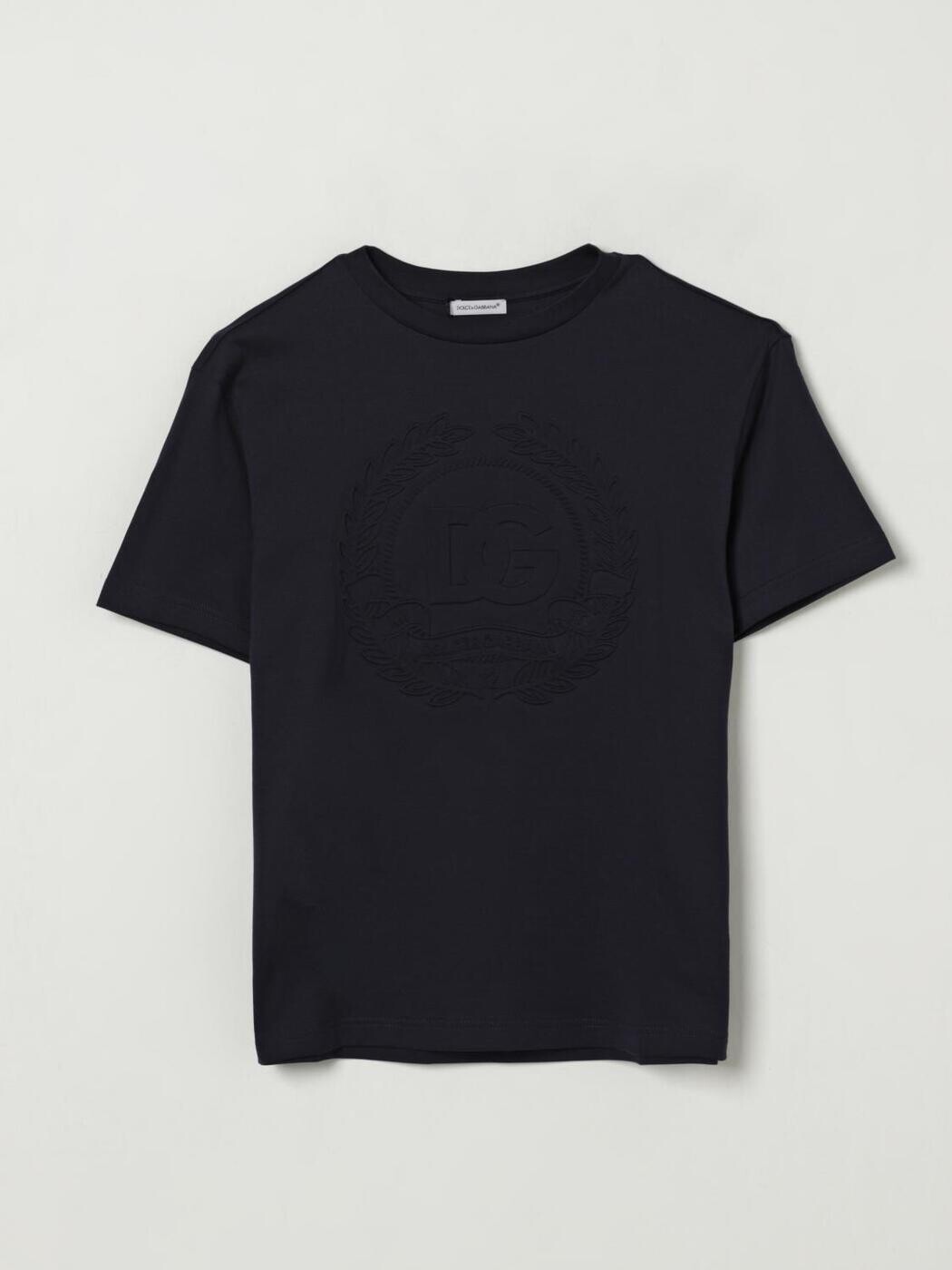 ドルチェ＆ガッバーナ DOLCE\u0026GABBANA ロング衣袂ティーシャツ ティーシャツ ボーイズ 青碧 Long sleeve t-shirts L4JTHVG7PGZ 関税 貨物輸送無料 2025AW gi