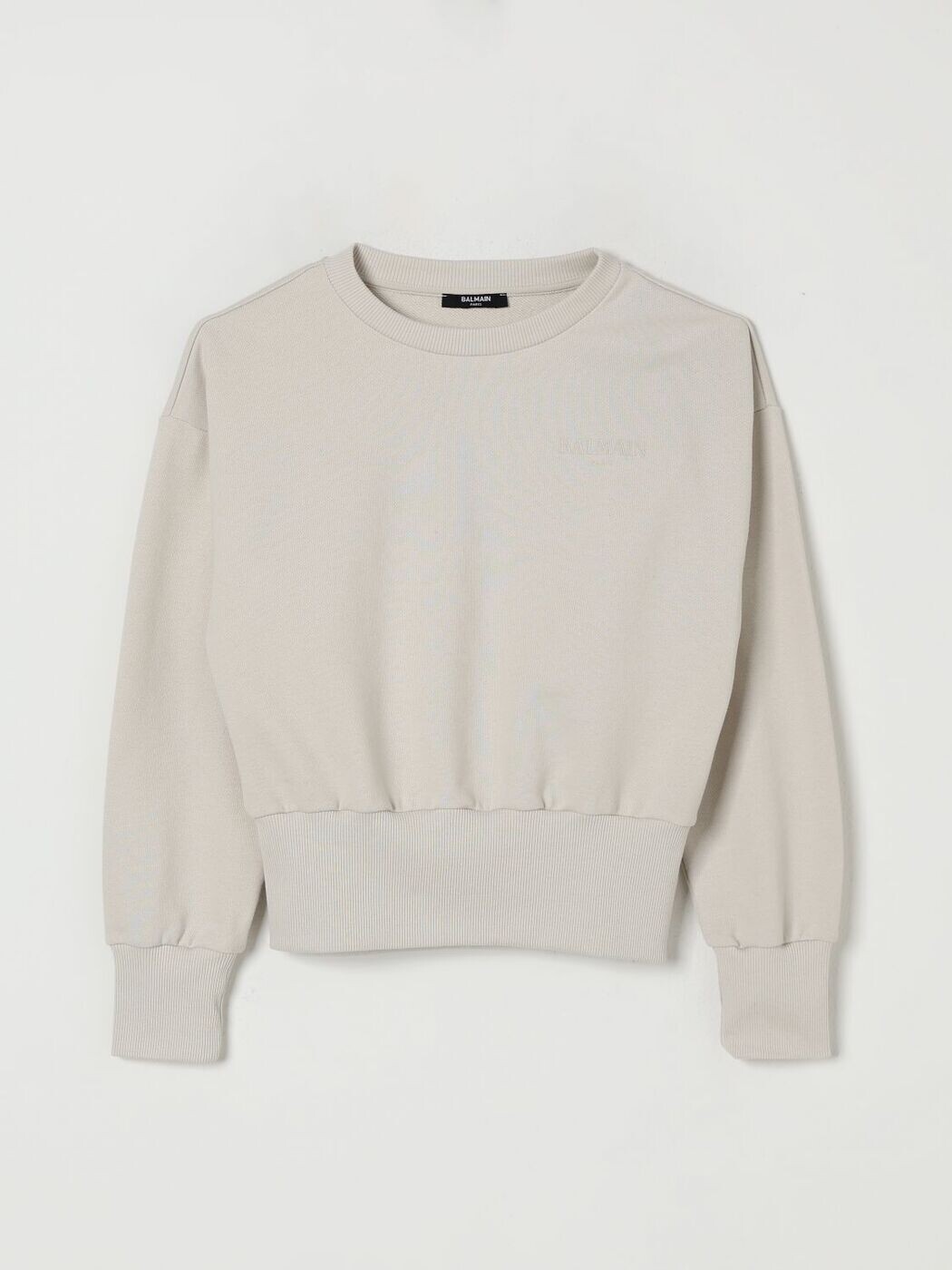 バルマン BALMAIN クルーネックジャンパー 編み物御召しもの ガールズ ベージュ Crew neck jumpers BX4A10Z3183 関税 貨物輸送無料 2025AW gi