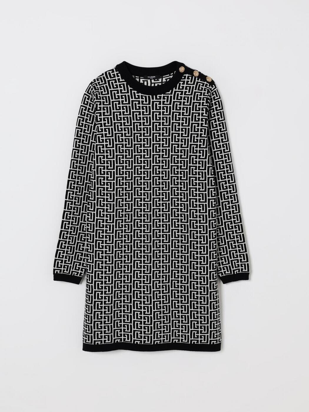 バルマン BALMAIN ロング御召しもの 御召しもの ガールズ Long dresses BX1A00Z2312 関税 貨物輸送無料 2025AW gi