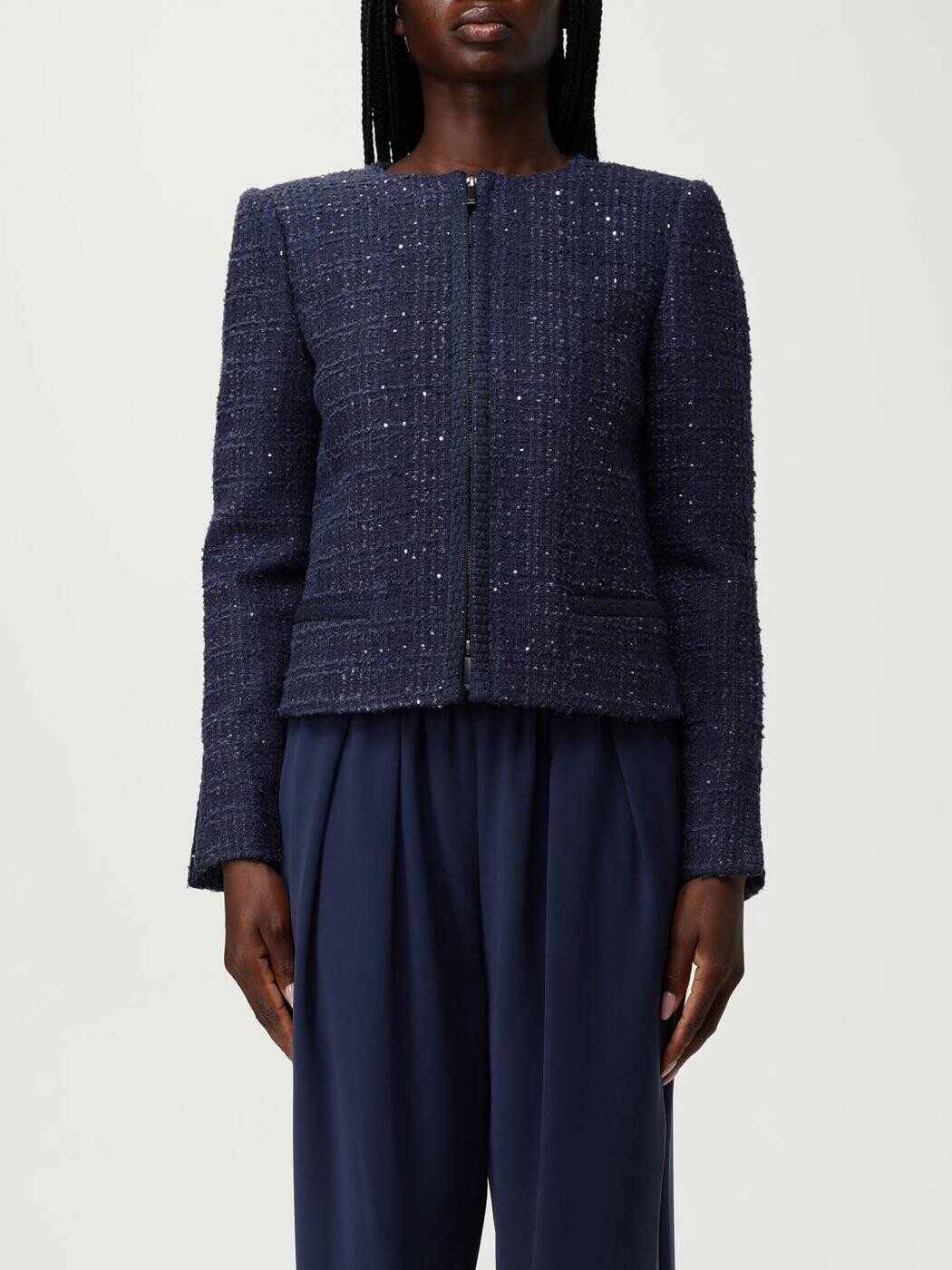 エンポリオ アルマーニ EMPORIO ARMANI スーツジャケット スーツ ジャケット レディース ブルー Suit Jackets EW002143AF14734 Blue 関税 送料無料 2025AW gi｜BRANDSHOP「il Tesoro」