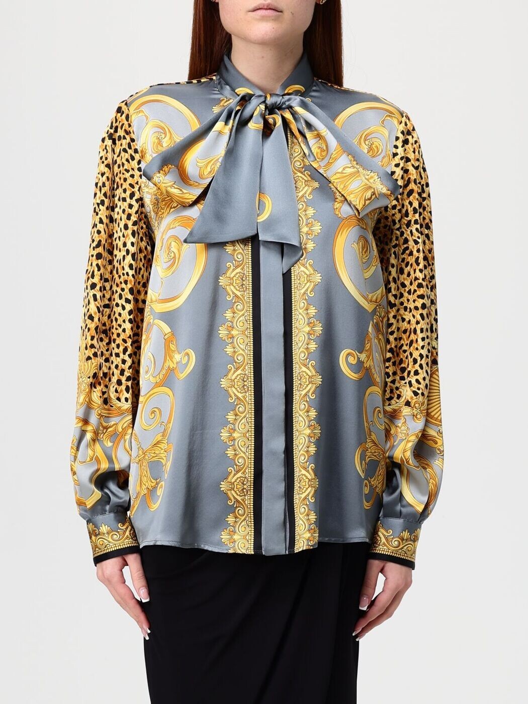 ヴェルサーチ VERSACE シャツ レディース グレー Shirts 10216371A16262 Grey 関税 送料無料 2025AW gi｜BRANDSHOP「il Tesoro」
