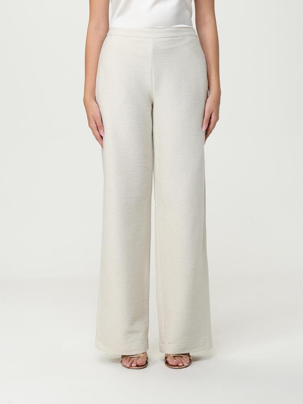 エンポリオ アルマーニ EMPORIO ARMANI ズボン パンツ レディース Trousers EW002793AF19259 Yellow Cream 関税 送料無料 2025AW gi｜BRANDSHOP「il Tesoro」