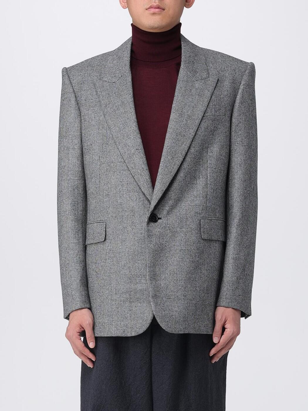 前日 サンローラン SAINT LAURENT PARIS 上衣 メンズ 薄墨色 Jackets 837196Y5H54 関税 貨物輸送無料 2026SS gi