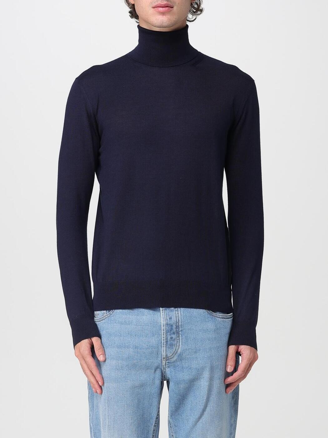 前日 サンローラン SAINT LAURENT PARIS ティーシャツ 編み物御召しもの メンズ 青碧 Knitwear 844617YAPK2 関税 貨物輸送無料 2025AW gi