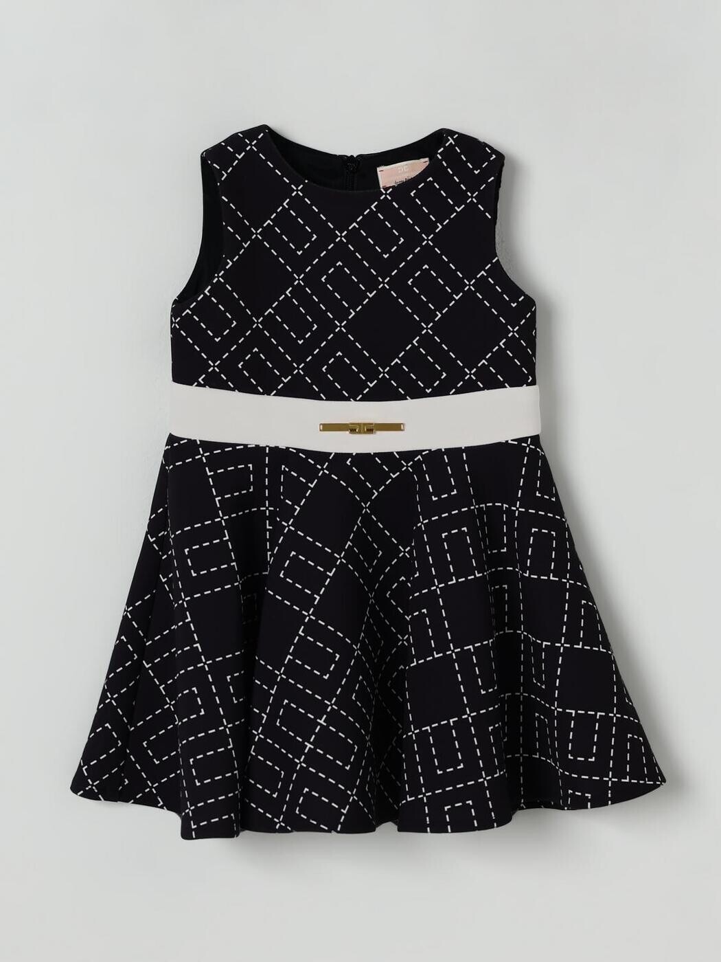 エリザベッタ フランキ ELISABETTA FRANCHI 天使の都市 MIA BAMBINA ロング御召しもの 御召しもの ガールズ 黒いこと Long dresses EGAB2190GA023 関税 貨物輸送無料 2025AW gi