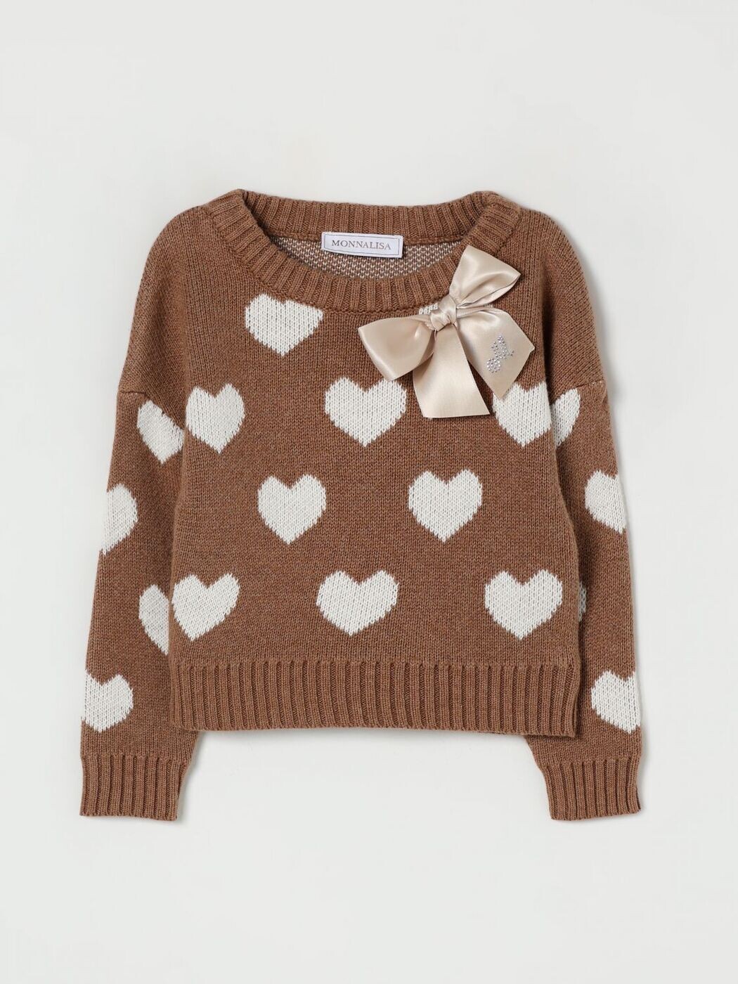 モナリザ MONNALISA クルーネックジャンパー ニットウェア ガールズ マルチカラー Crew neck jumpers 17F6036060 関税 送料無料 2025AW gi