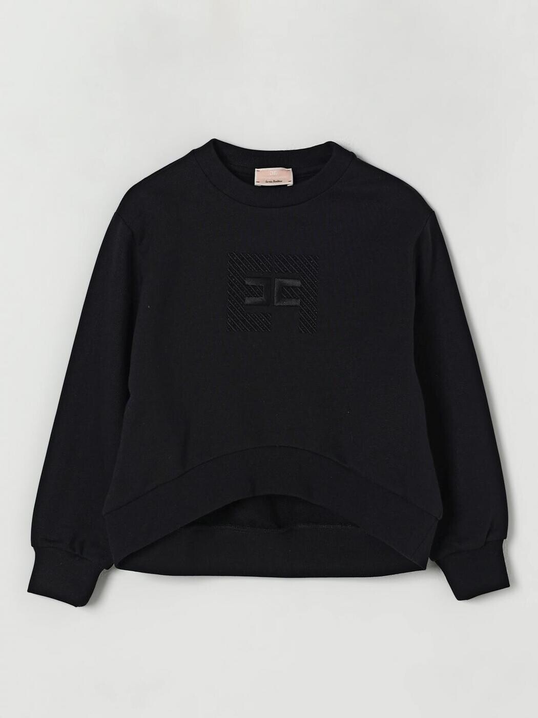 エリザベッタ フランキ ELISABETTA FRANCHI LA MIA BAMBINA クルーネックジャンパー ニットウェア ガールズ ブラック Crew neck jumpers EGFE0560FF002 関税 送料無料 2025AW gi