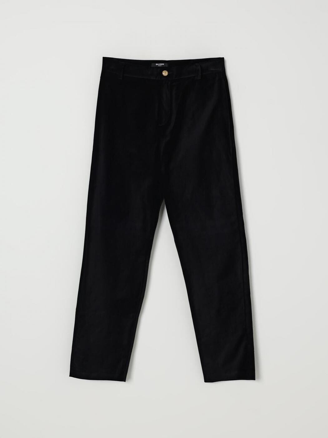バルマン BALMAIN ズボン下 ボーイズ 黒いこと Cargo trousers BX6R00V0082 関税 貨物輸送無料 2025AW gi