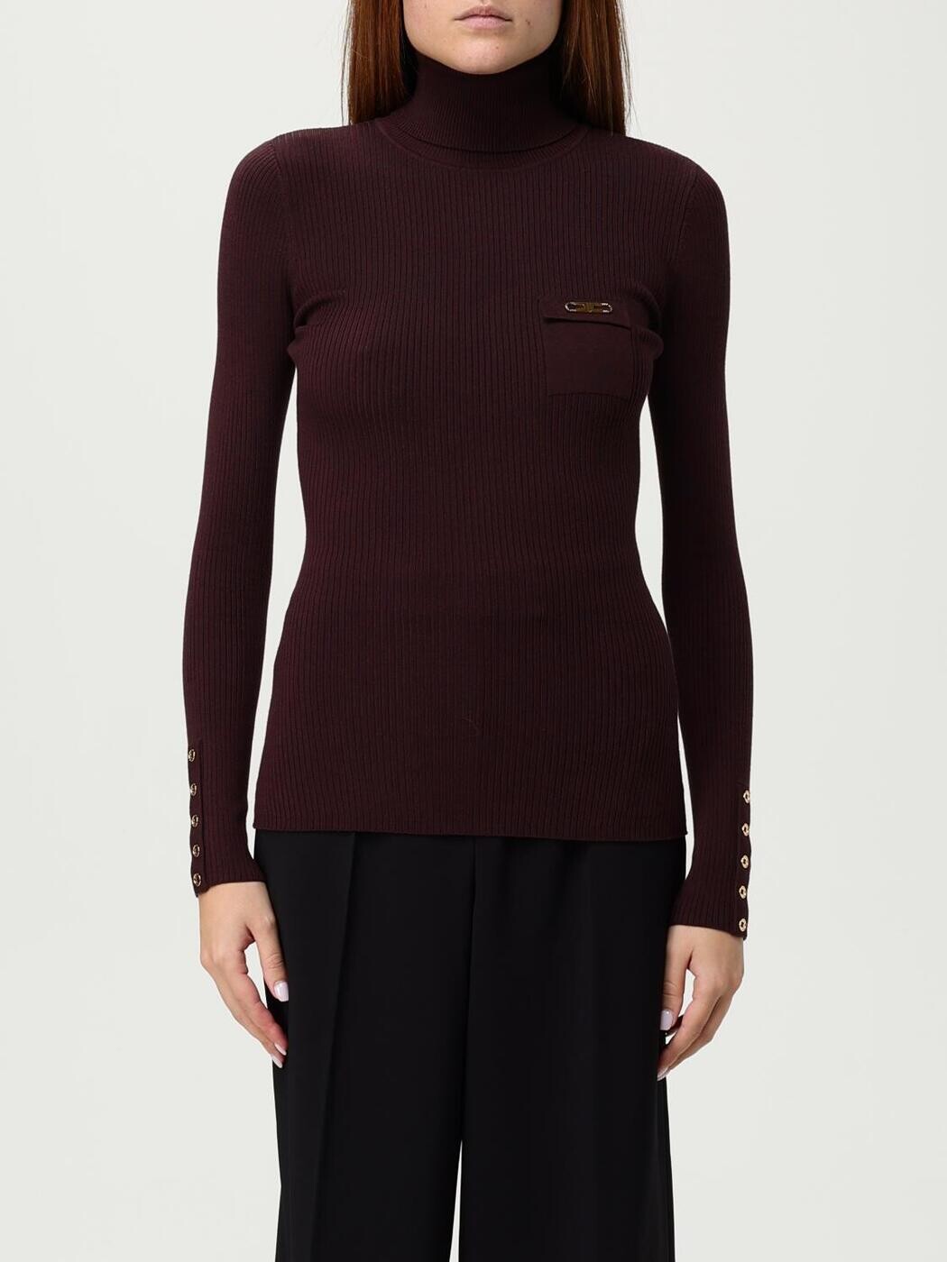 エリザベッタ フランキ ELISABETTA FRANCHI セーター ニットウェア レディース Knitwear MK11B Wine 関税 送料無料 2025AW gi|BRANDSHOP「il Tesoro」