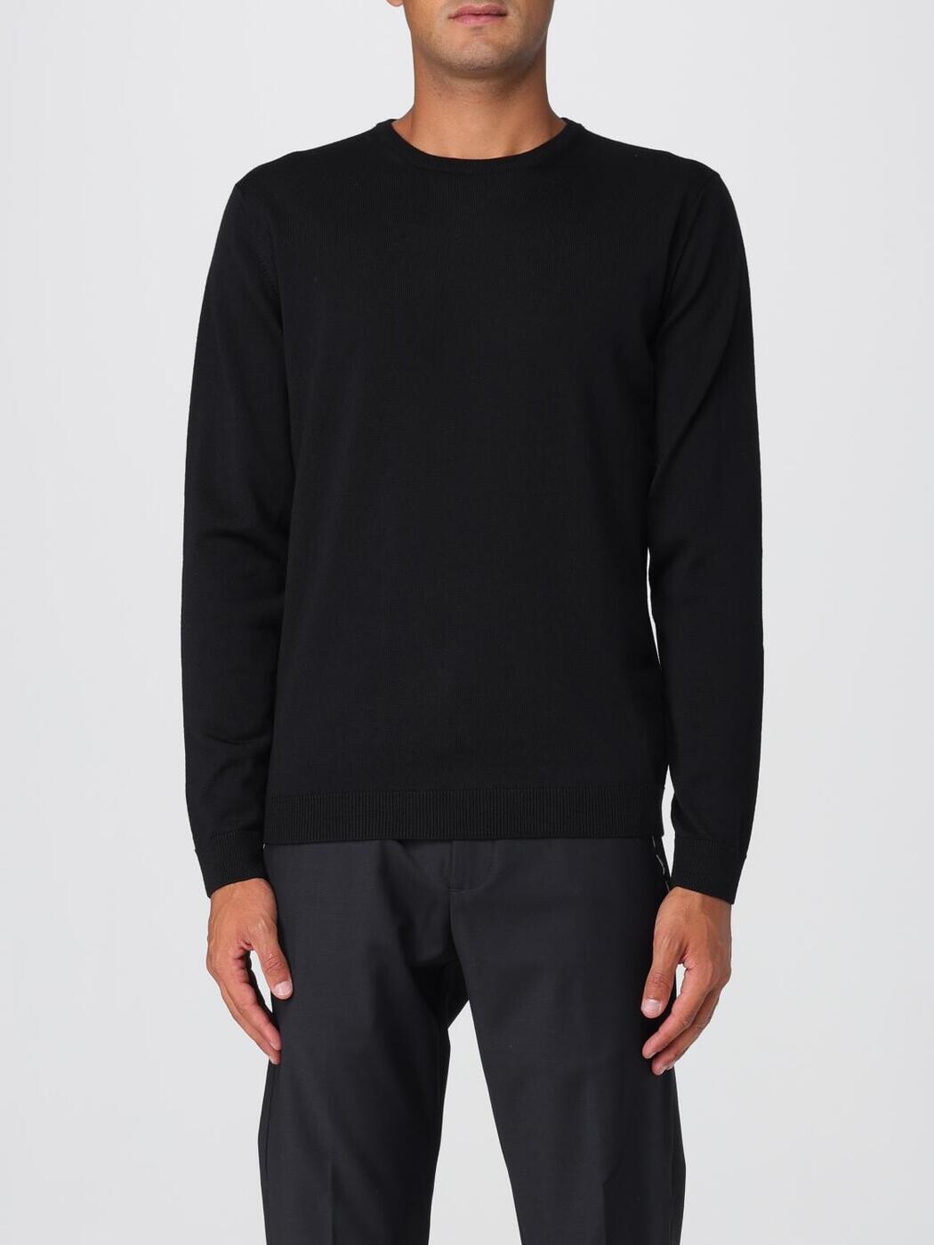 ロベルト コリーナ ROBERTO COLLINA セーター ニットウェア メンズ ブラック Knitwear 253M01001 Black 関税 送料無料 2025AW gi｜BRANDSHOP「il Tesoro」