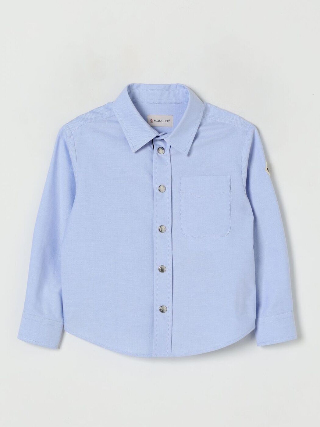 モンク軌跡 MONCLER ティーシャツ ボーイズ 青碧 Casual shirts 2F00001598S2 関税 貨物輸送無料 2025AW gi