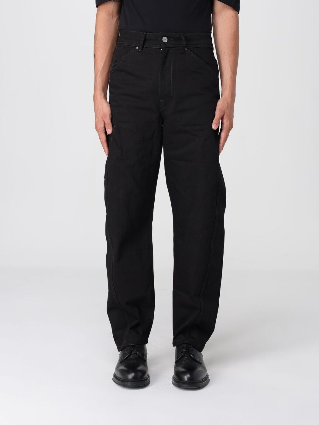 ルメール LEMAIRE ズボン パンツ メンズ ブラック Trousers PA1102LD1055 Black 関税 送料無料 2026SS gi｜BRANDSHOP「il Tesoro」
