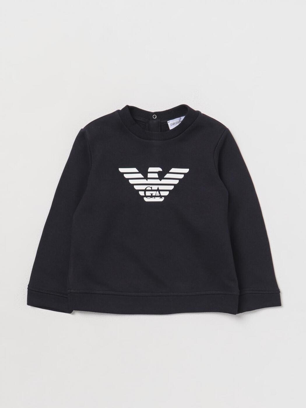 エンポリオ・アルマーニ EMPORIO ARMANI クルーネックジャンパー ニットウェア ボーイズ ブラック Crew neck jumpers 8NHMR61JRIZ Black 関税 送料無料 2025AW gi|BRANDSHOP「il Tesoro」