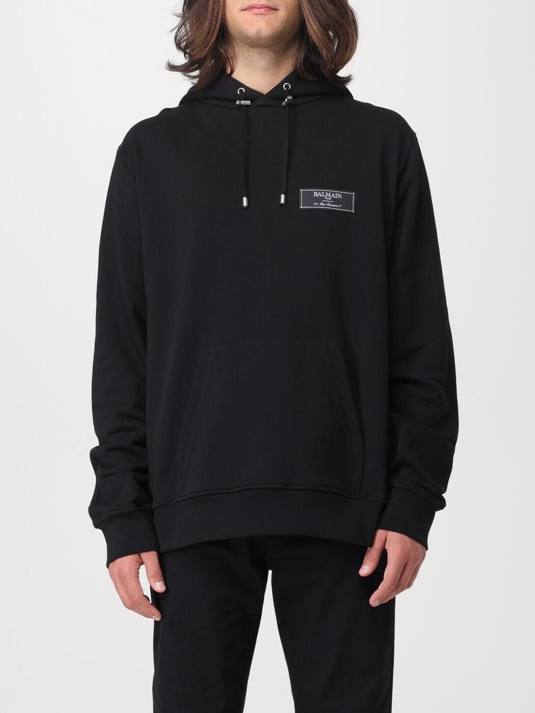 バルマン BALMAIN トレーナー 調教師 メンズ 黒いこと Sweatshirts BH0JT047JB53 関税 貨物輸送無料 2025AW gi