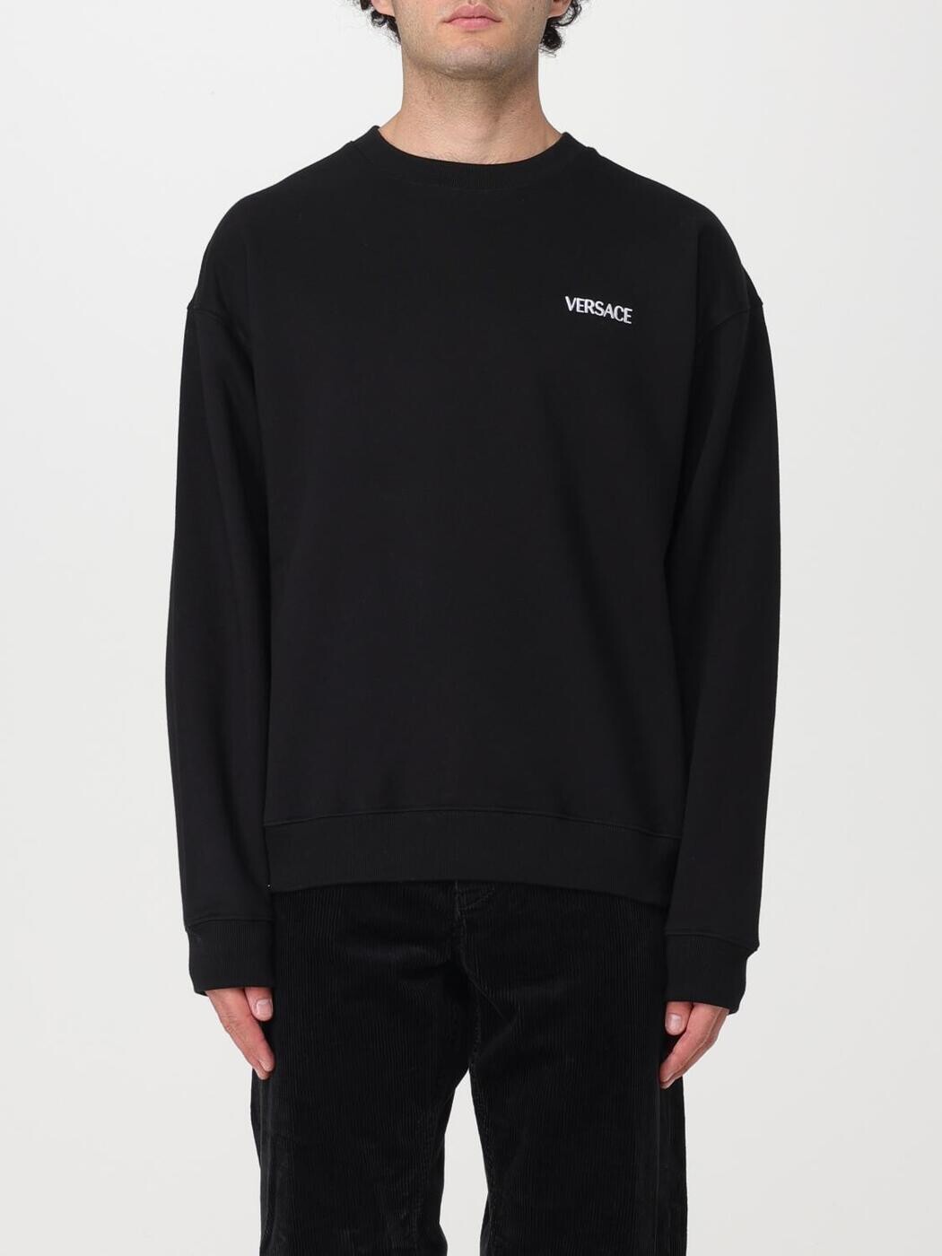 ヴェルサーチ VERSACE トレーナー 調教師 メンズ 黒いこと Sweatshirts 10129291A09339 関税 貨物輸送無料 2025AW gi