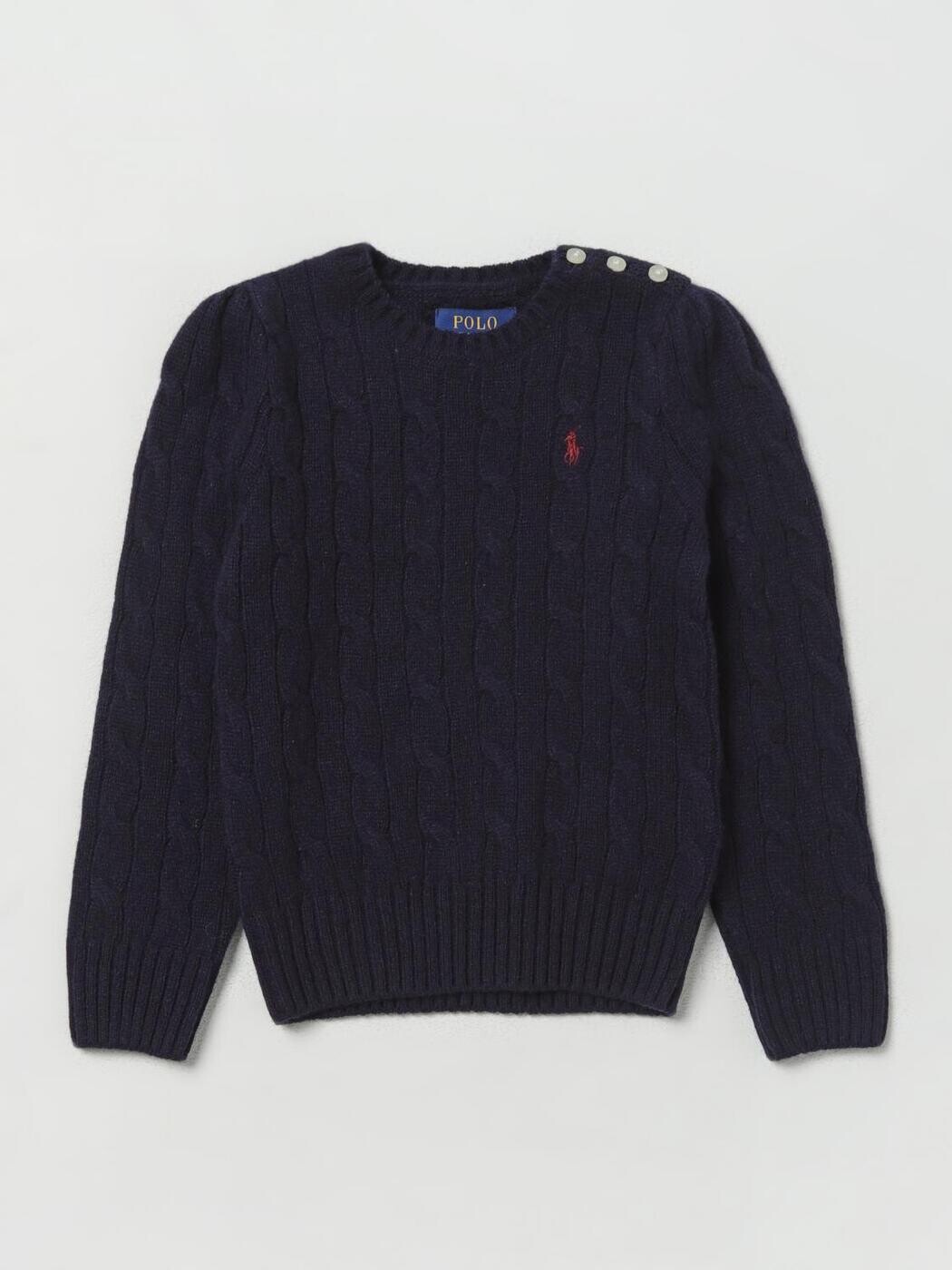 ポロ・ラルフローレン POLO RALPH LAUREN クルーネックジャンパー ニットウェア ガールズ ブルー Crew neck jumpers 312877375 関税 送料無料 2023AW gi