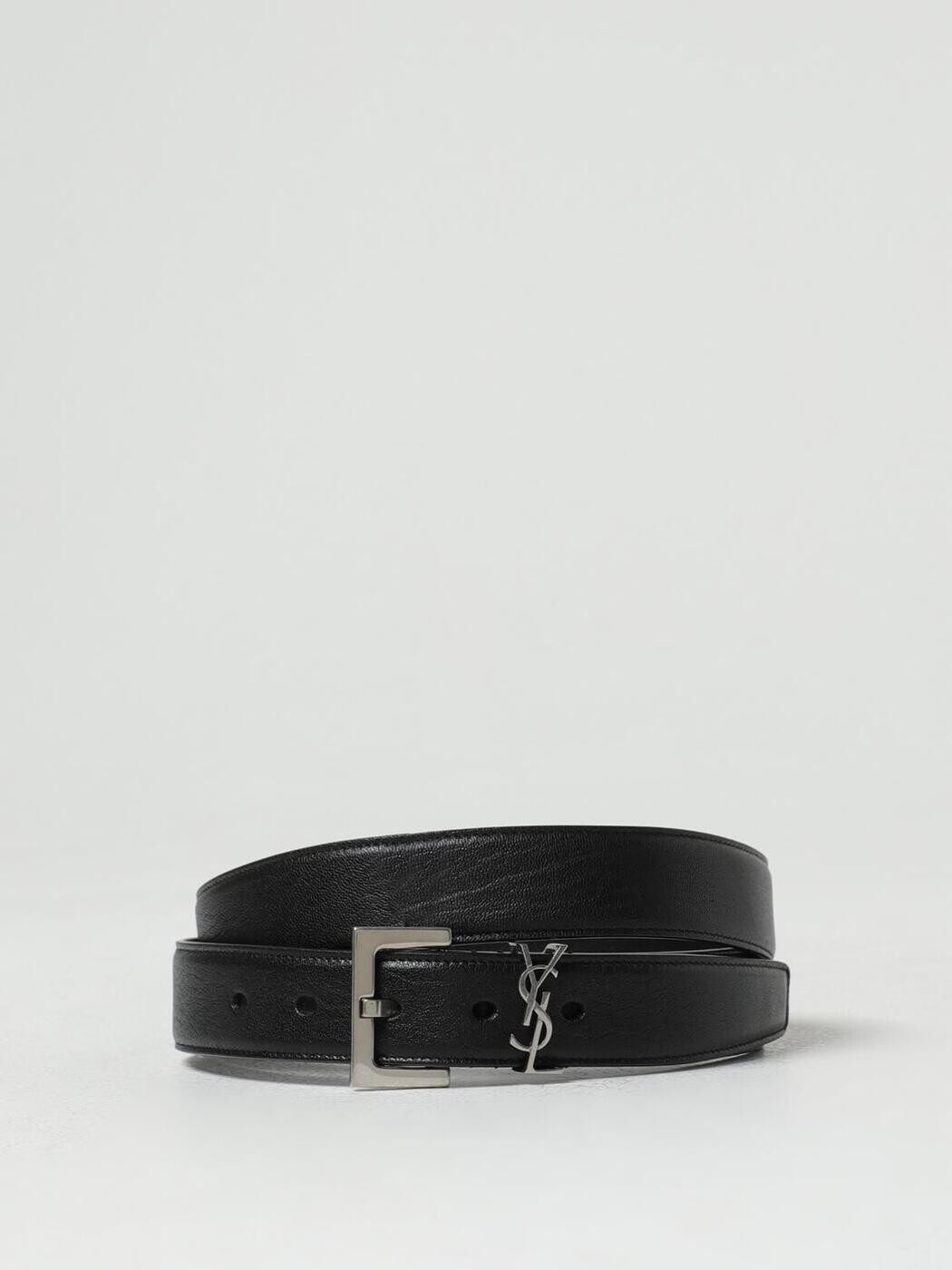 前日 サンローラン SAINT LAURENT PARIS 三尺帯 メンズ 黒いこと Belts 634440BRM0E 関税 貨物輸送無料 2024SS gi