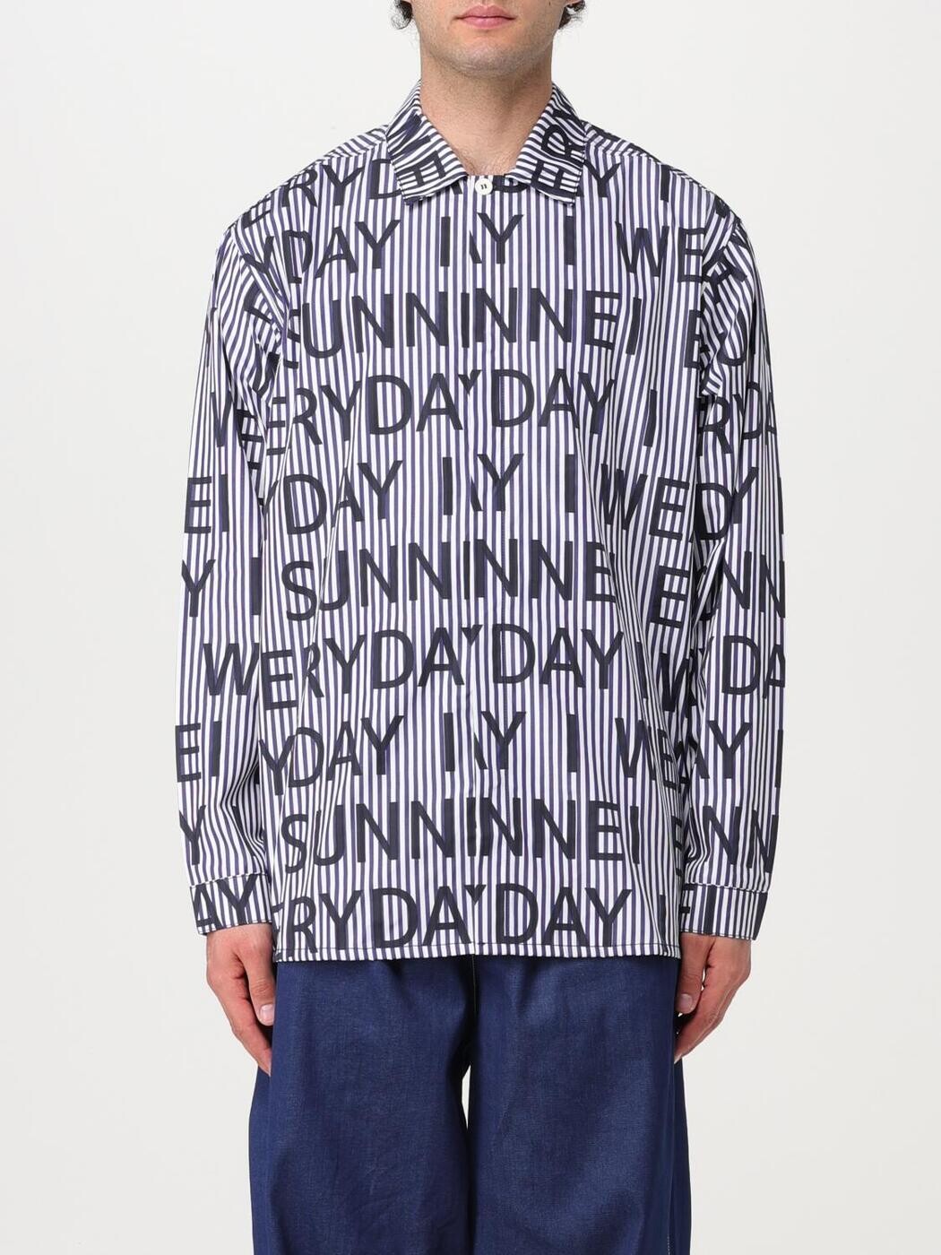 スンネイ SUNNEI シャツ メンズ ホワイト Shirts MRTWMSHR042 POP009 White 関税 送料無料 2023AW gi|BRANDSHOP「il Tesoro」