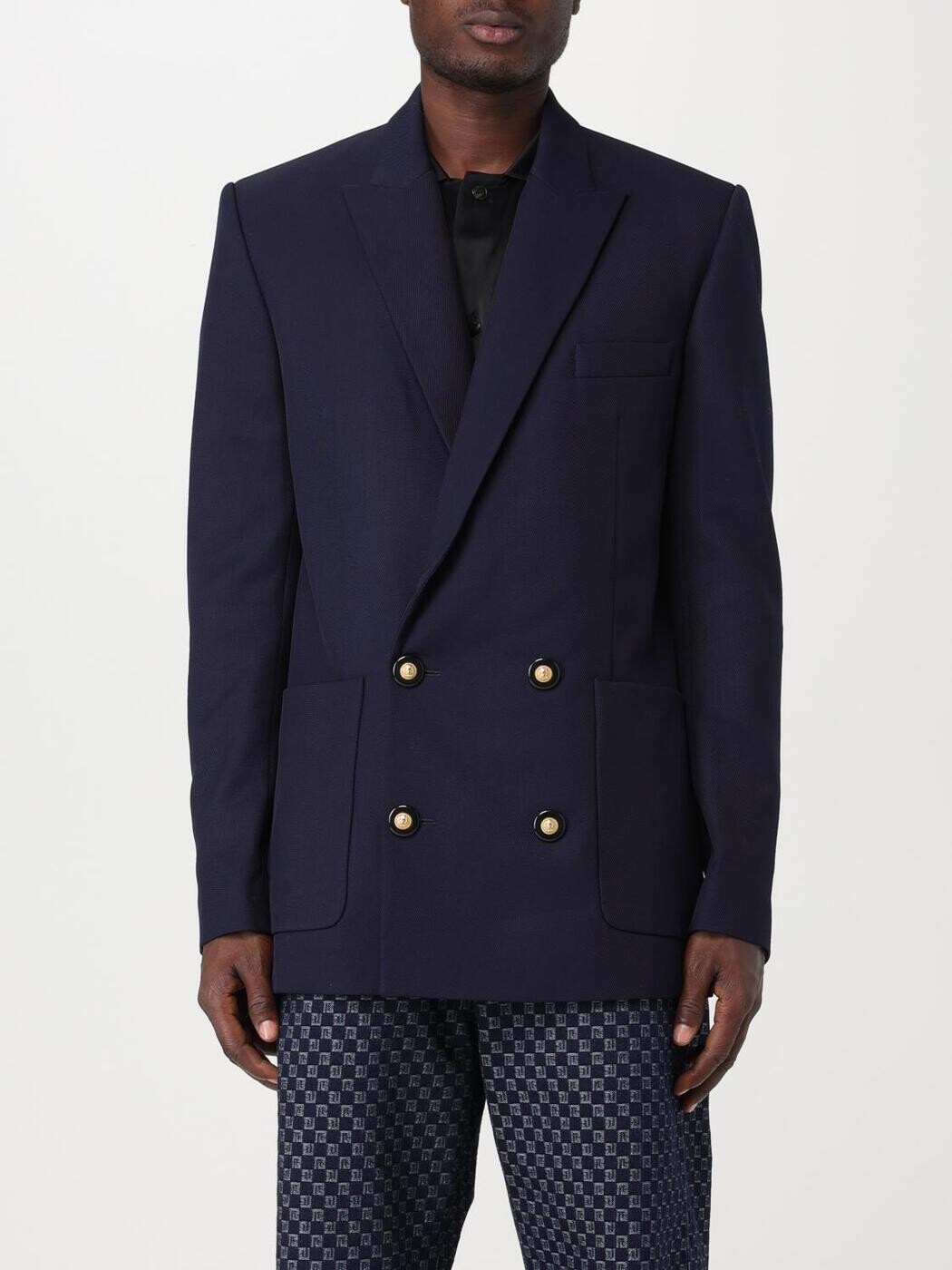 バルマン BALMAIN 上衣 メンズ 青み Jackets BH0SI625WB02 関税 貨物輸送無料 2025AW gi