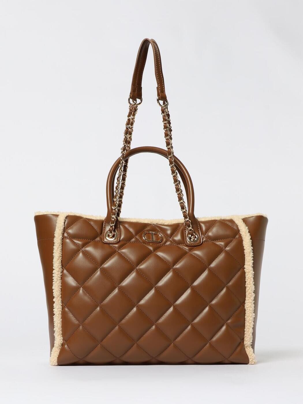 ツインセット TWINSET トートバッグ レディース Tote bags 252TD8112 Leather 関税 送料無料 2025AW gi|BRANDSHOP「il Tesoro」