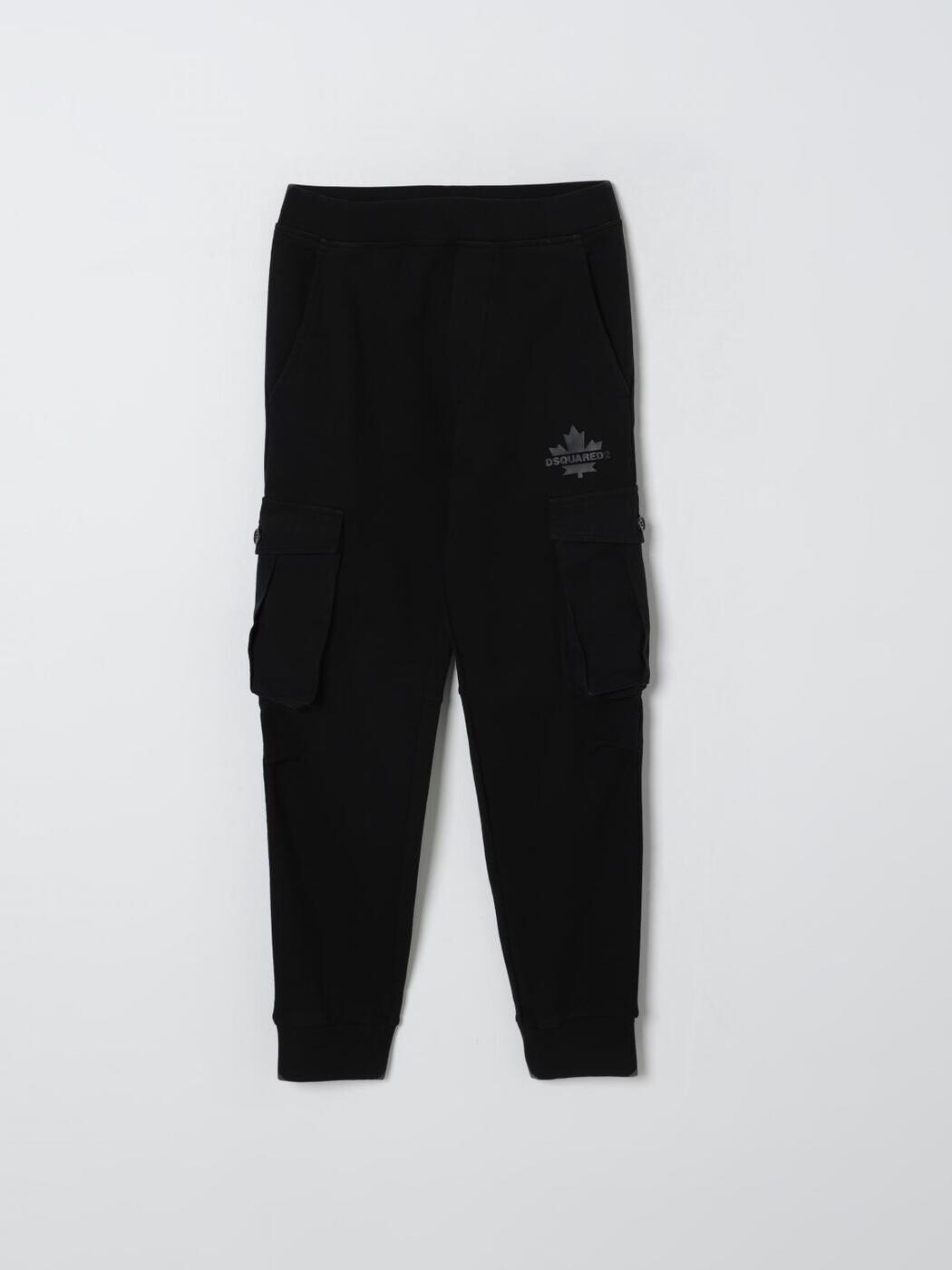 ディースクエアード DSQUARED2 ズボン下 ボーイズ 黒いこと Cargo trousers DQ2721D0AC6 関税 貨物輸送無料 2026SS gi