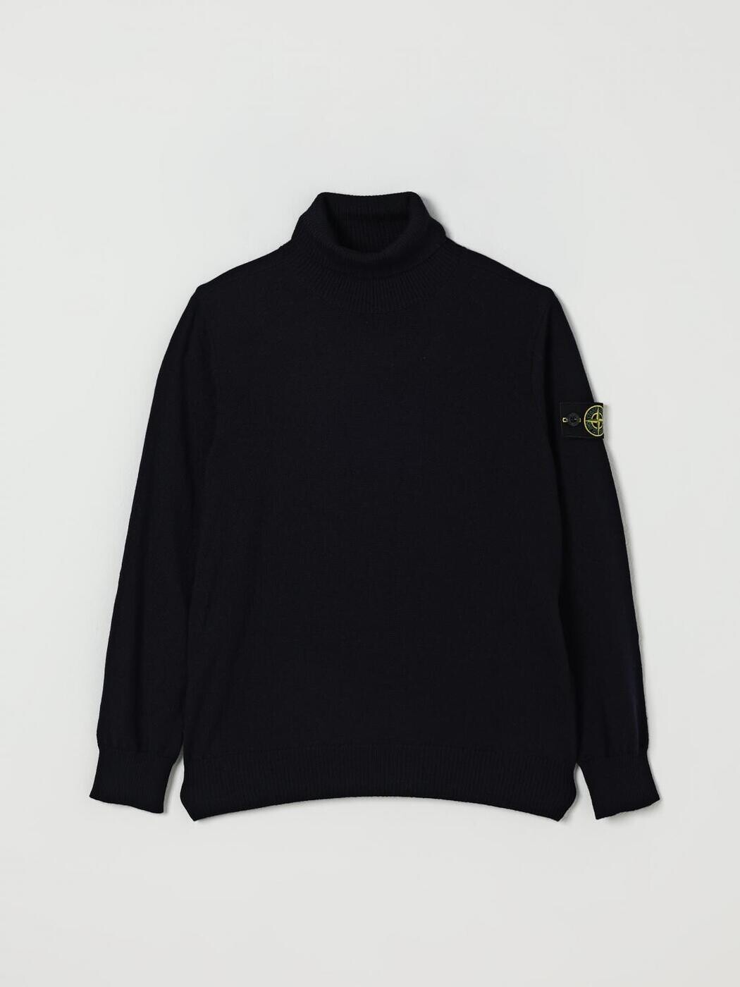 石ころ 島 STONE ISLAND JUNIOR クルーネックジャンパー 編み物お召しもの ボーイズ 青色 Crew neck jumpers 5100017S0C04 関税 貨物輸送無料 2025AW gi